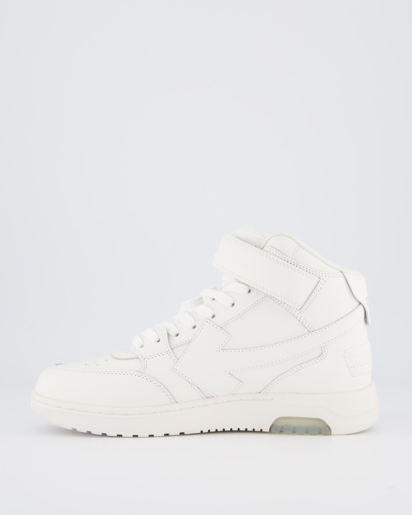 Men Out of Office Mid Sneaker White
