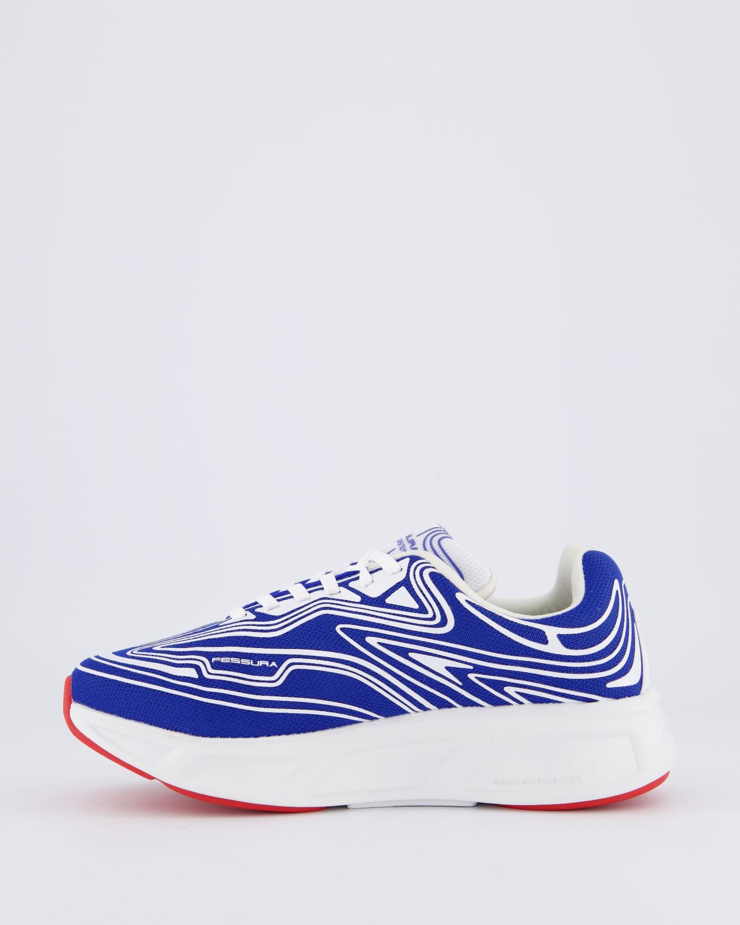 Dames Runflex Sneaker Blauw/Wit