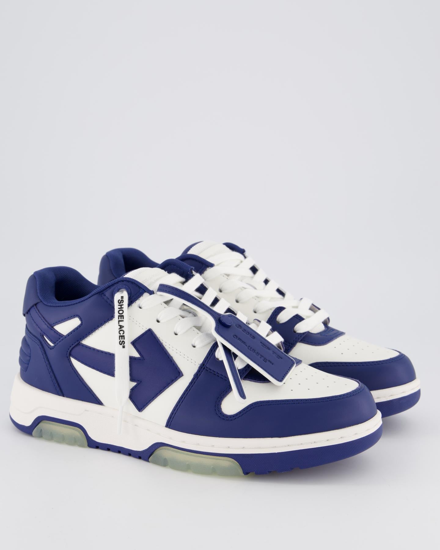 OFF WHITE Heren Out Of Office Sneaker Blauw – foto 4