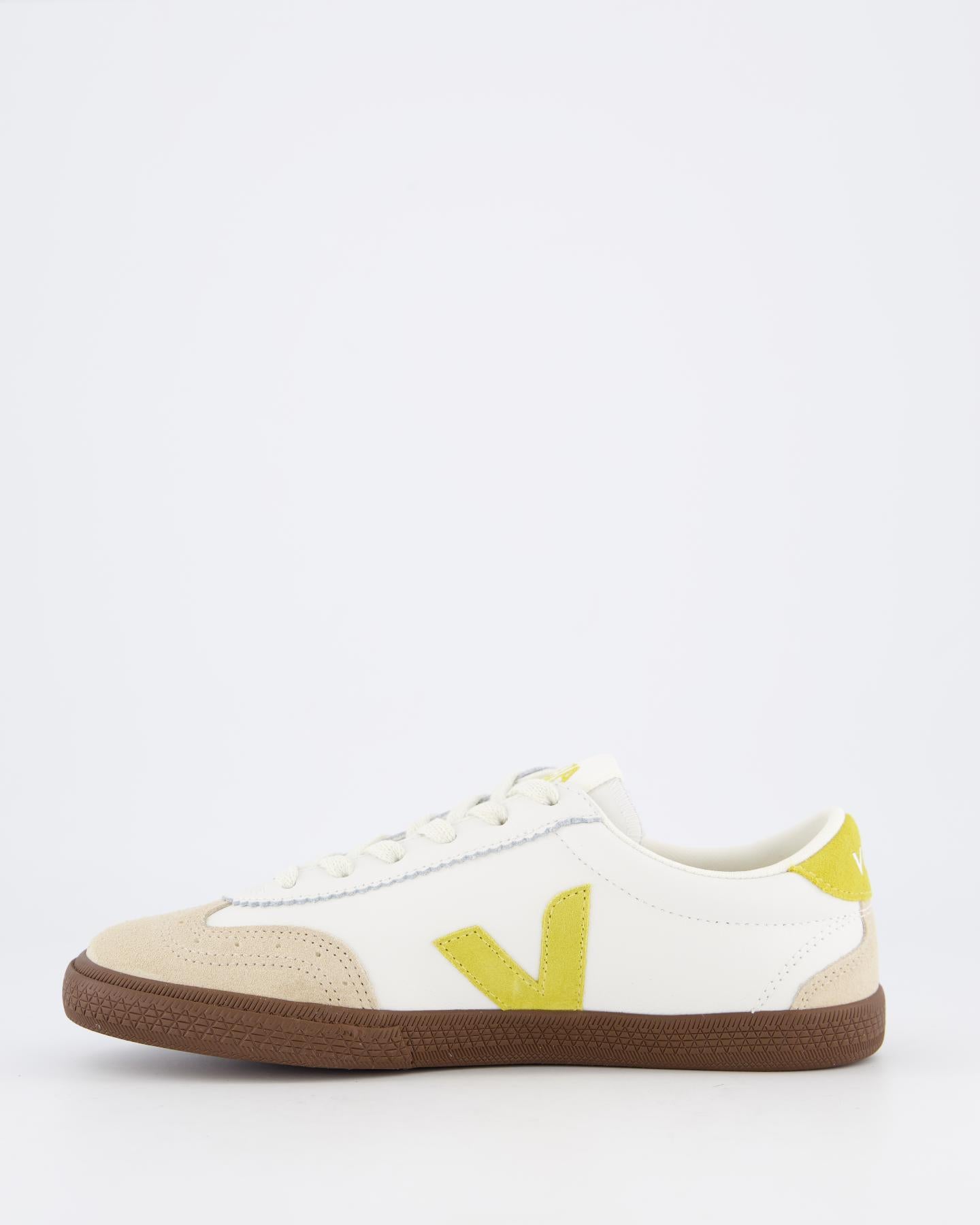 Dames Volley Sneaker Wit/Geel