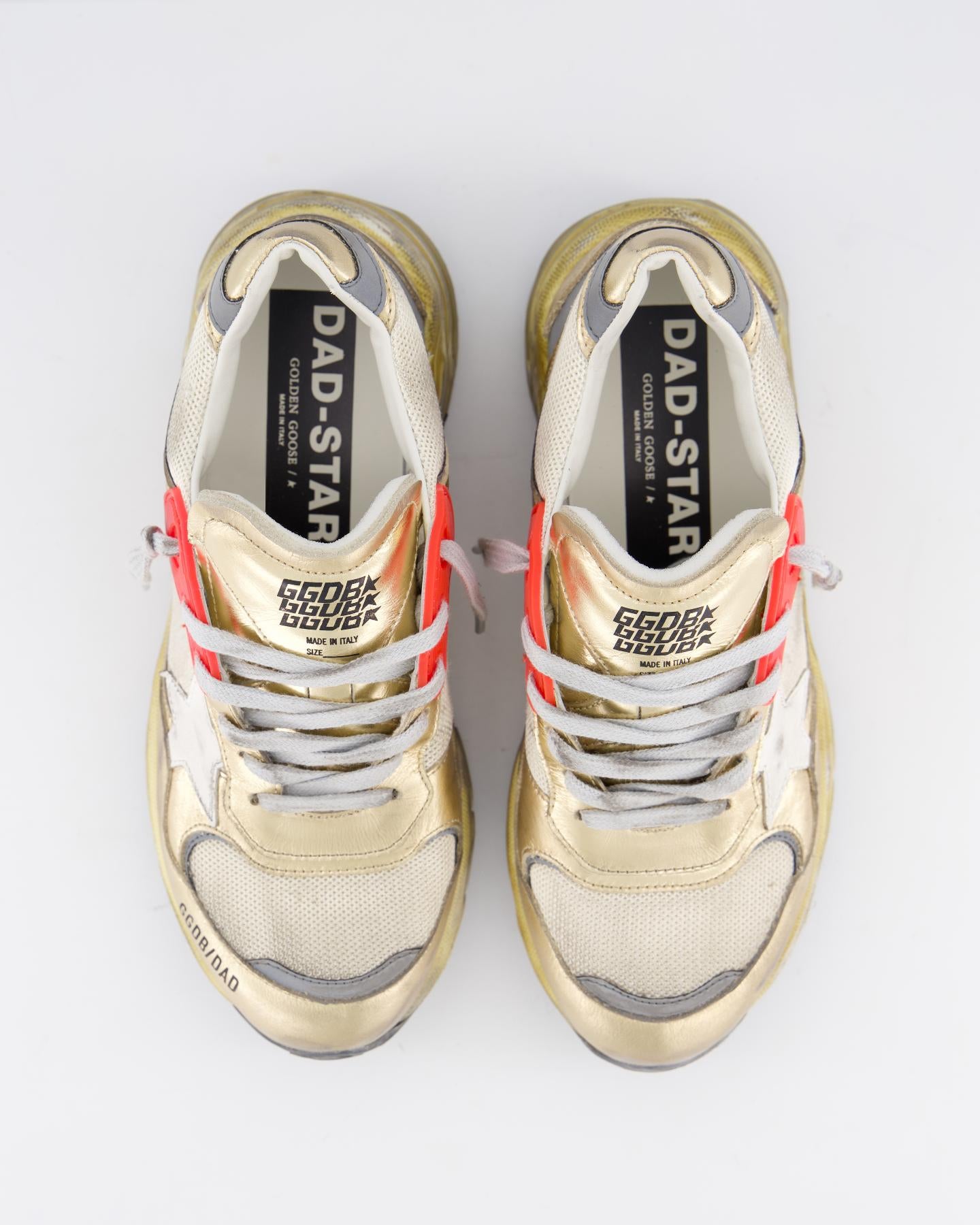 Dames Running Dad Sneaker Metallic