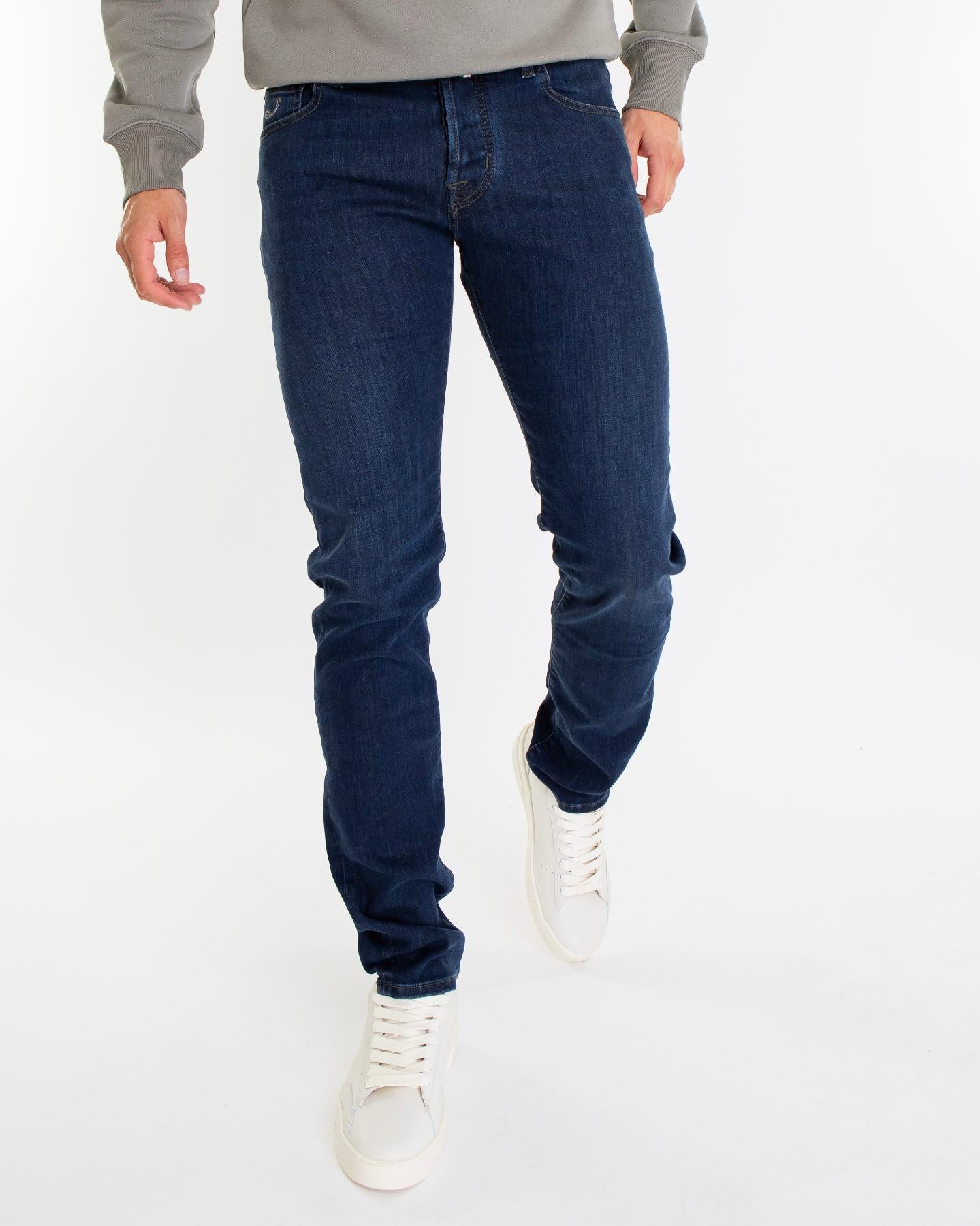 Heren Nick Slim Jeans Blauw
