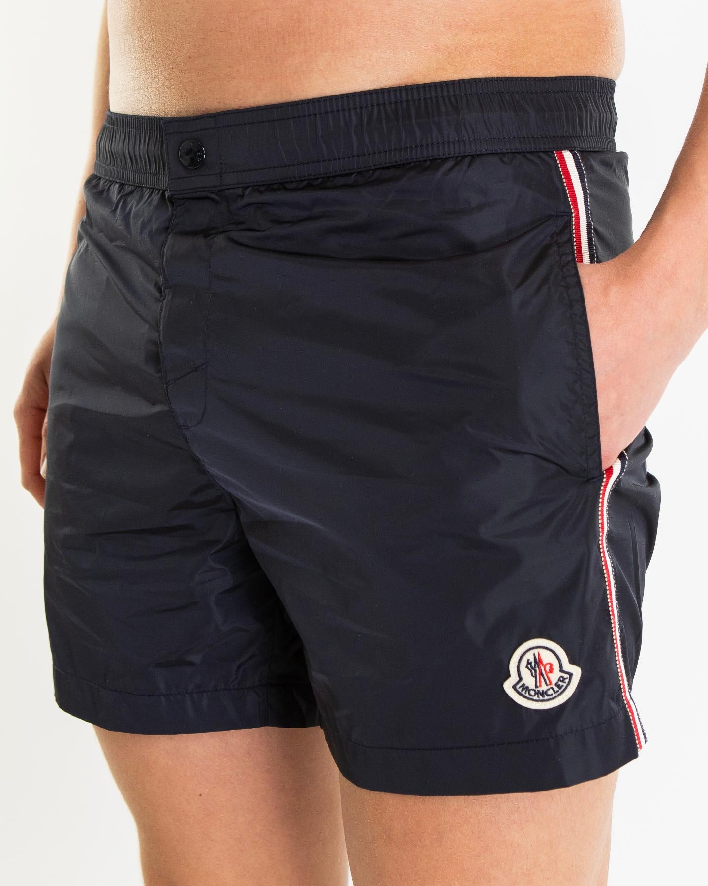 Heren Tri Stripe Beachwear Blauw