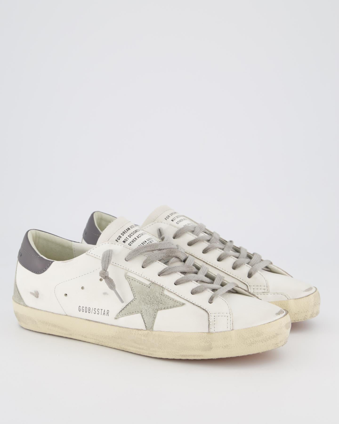 Heren Super Star Sneaker Wit/Grijs