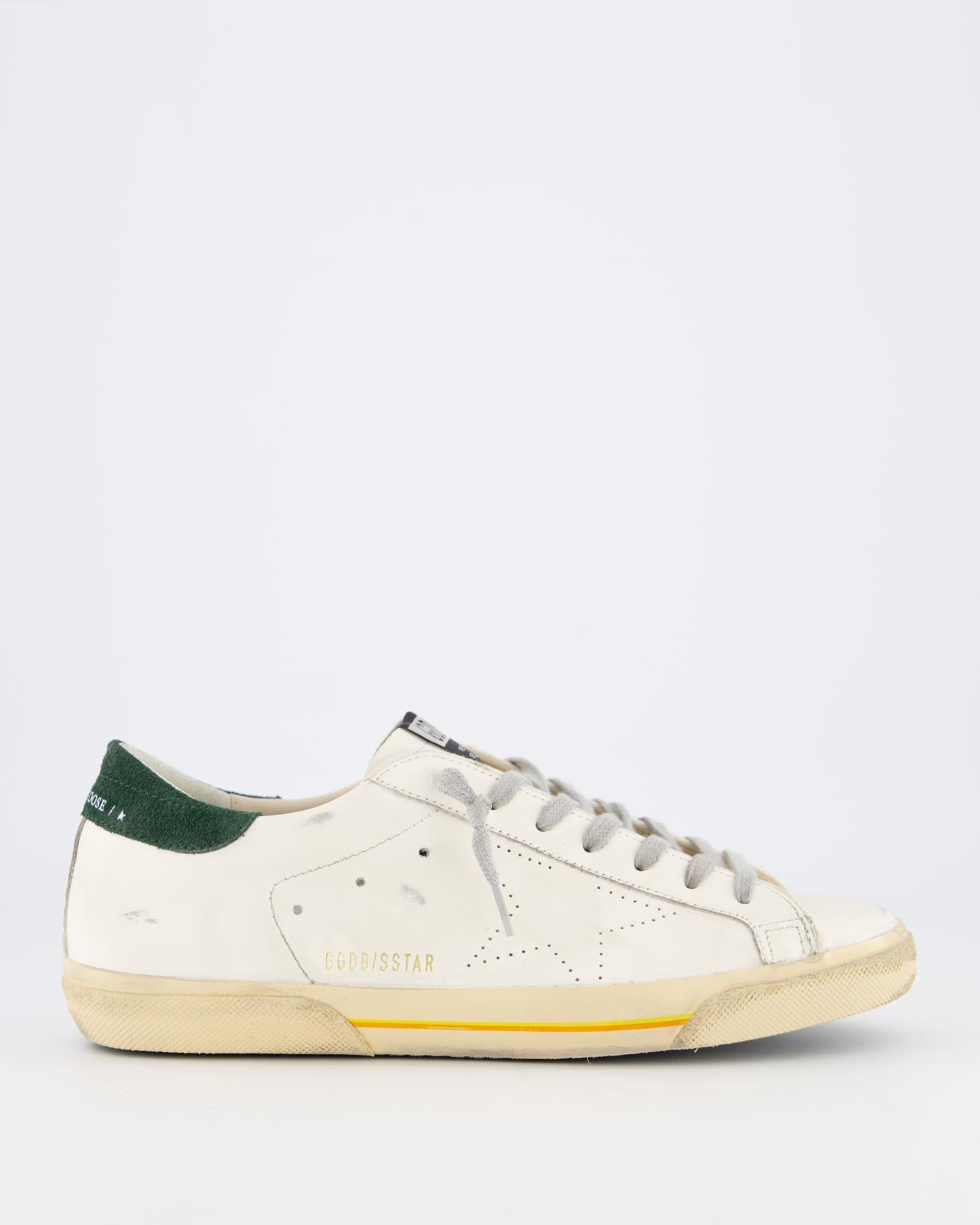 Heren Super-Star Sneaker Wit/Groen