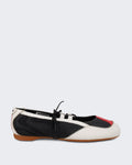Diesel Women's D-Mile Ballerina Black Loafers — huidige kleur