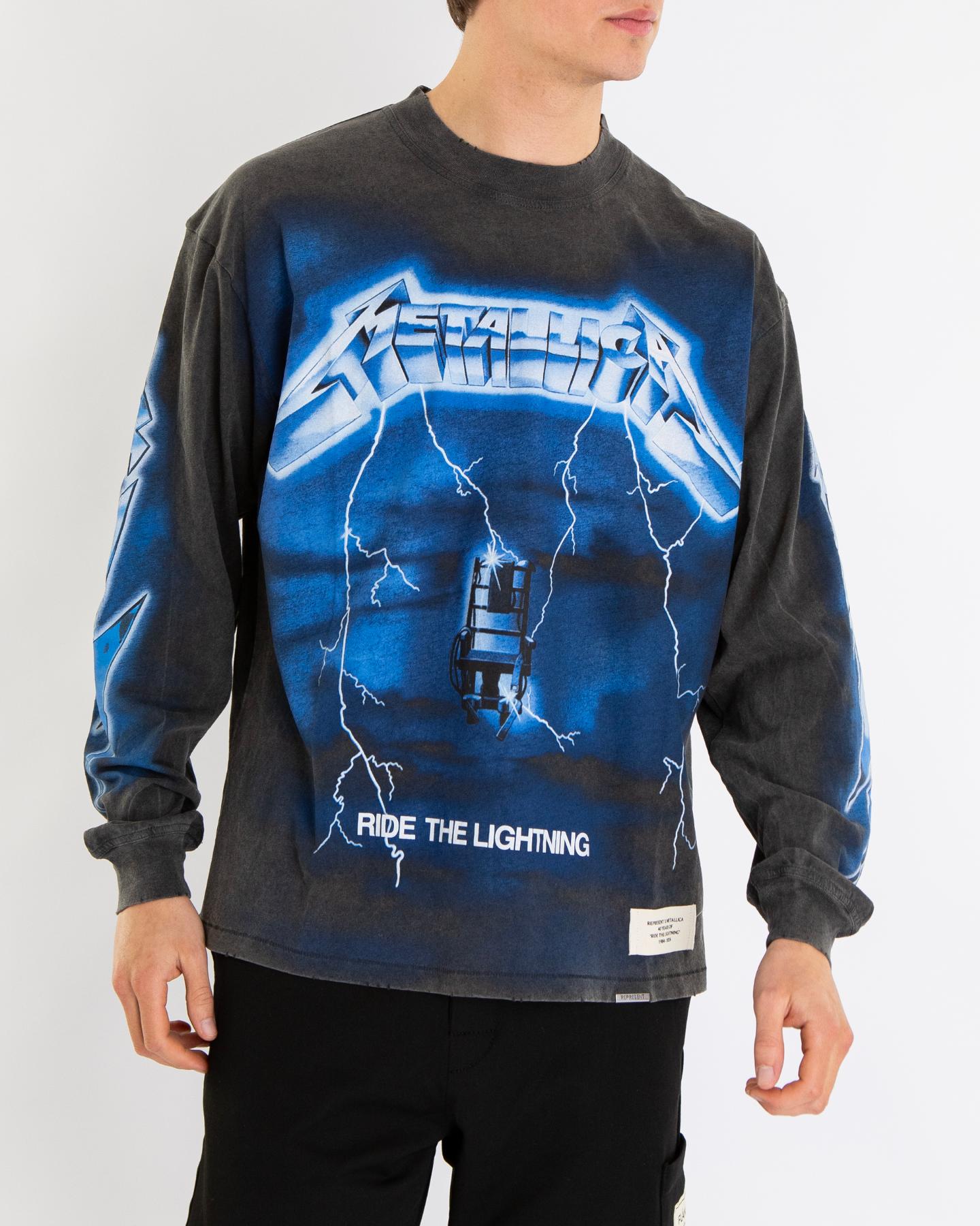Heren Metallica Ride Shirt Zwart