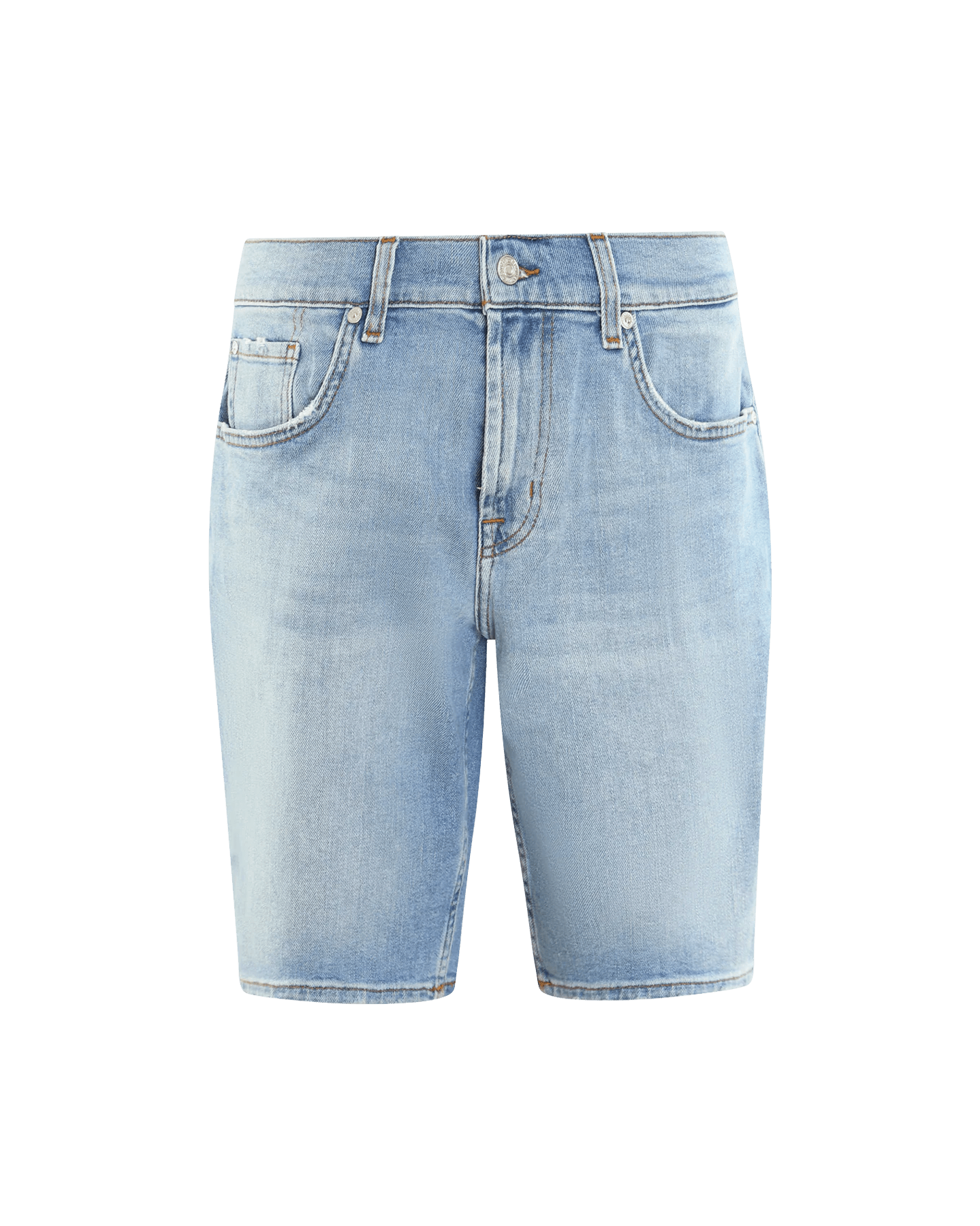 7 For All Mankind Heren Regular Short Timber Blauw - Eleganza.nl