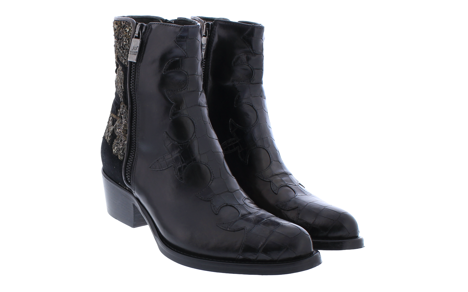 Jo Ghost Dames Western Hybrid Croco Flower Ve