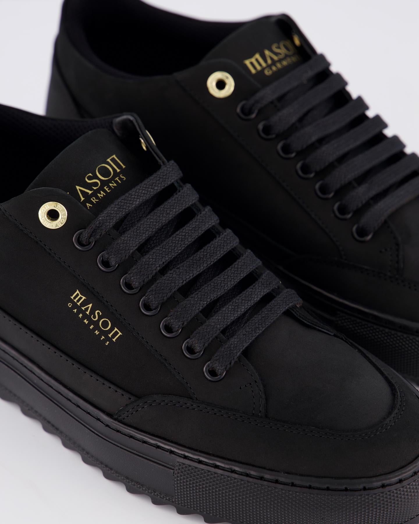 Heren Tia Nabuk Black Black