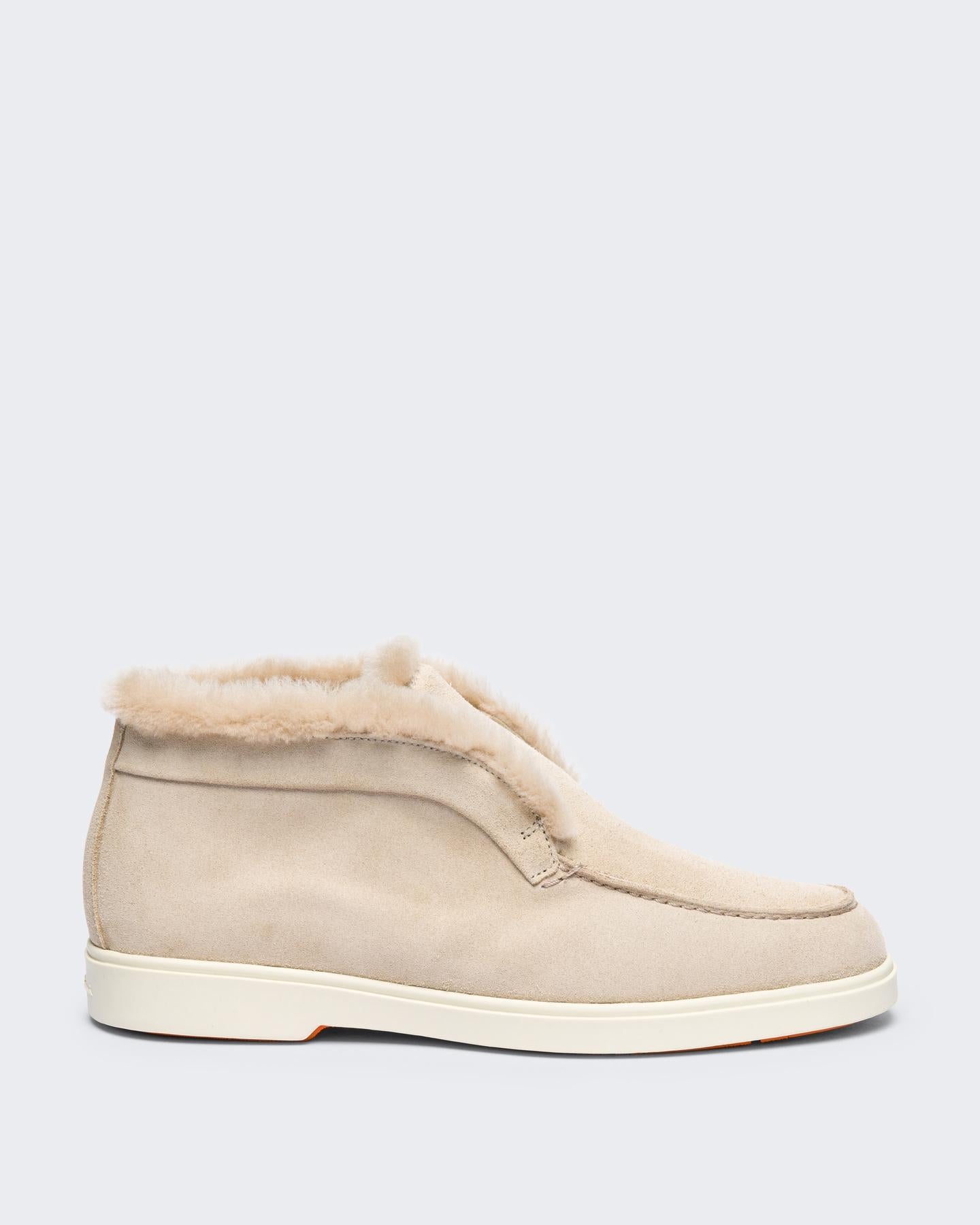 Dames Fortune Fur Loafer Beige