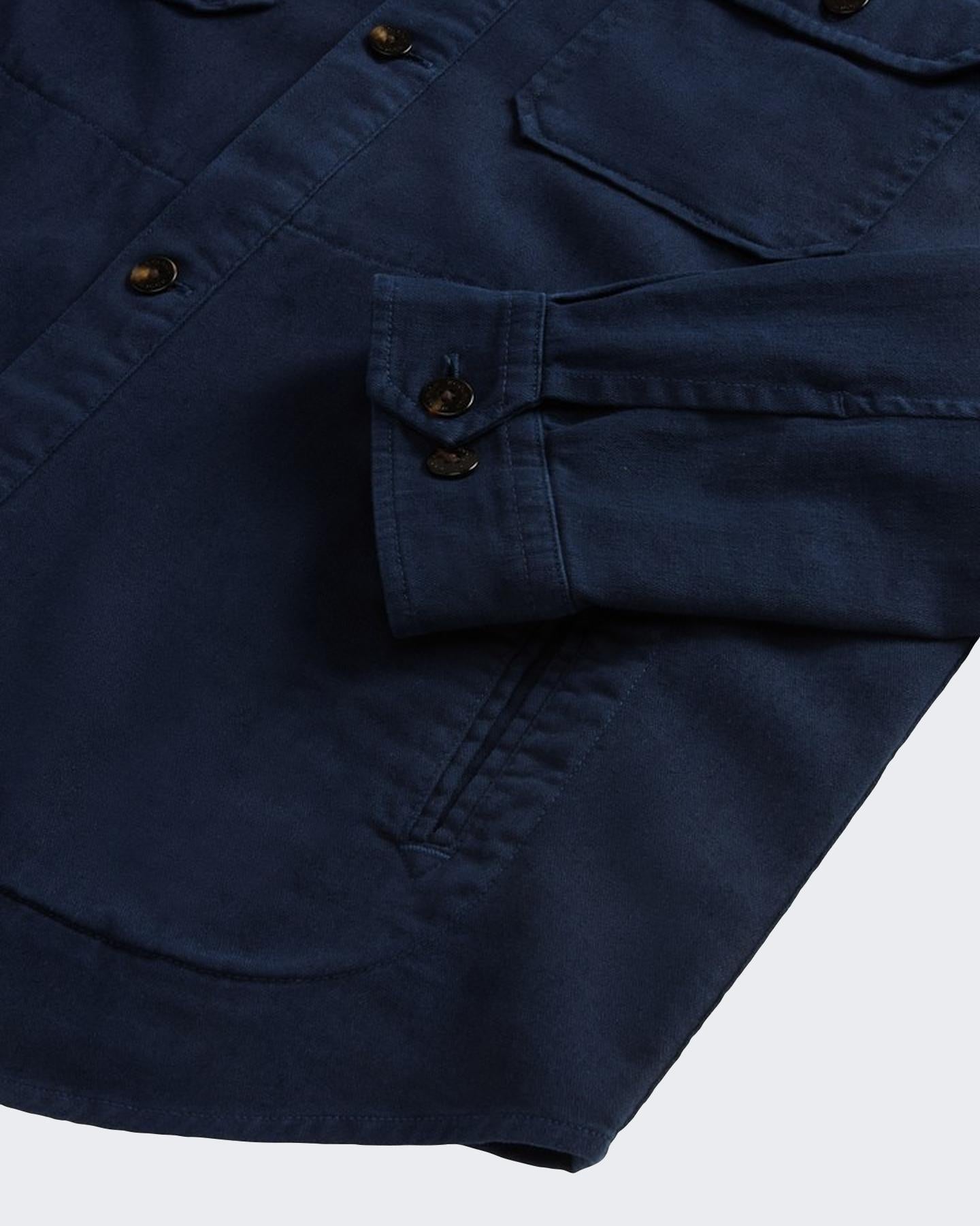 Heren Linen Blend Safari Overshirt G