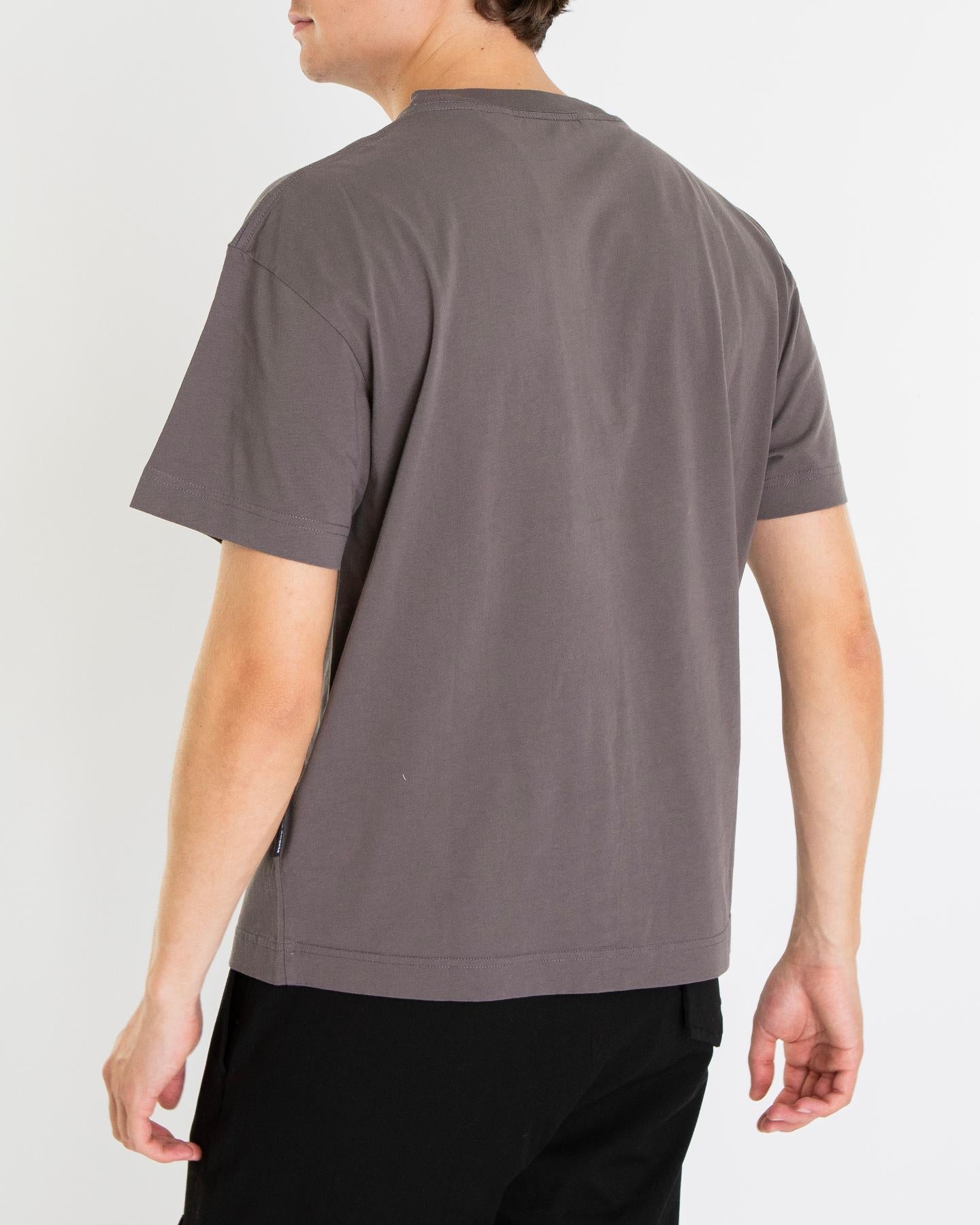 Heren Snake Box T-Shirt Grijs