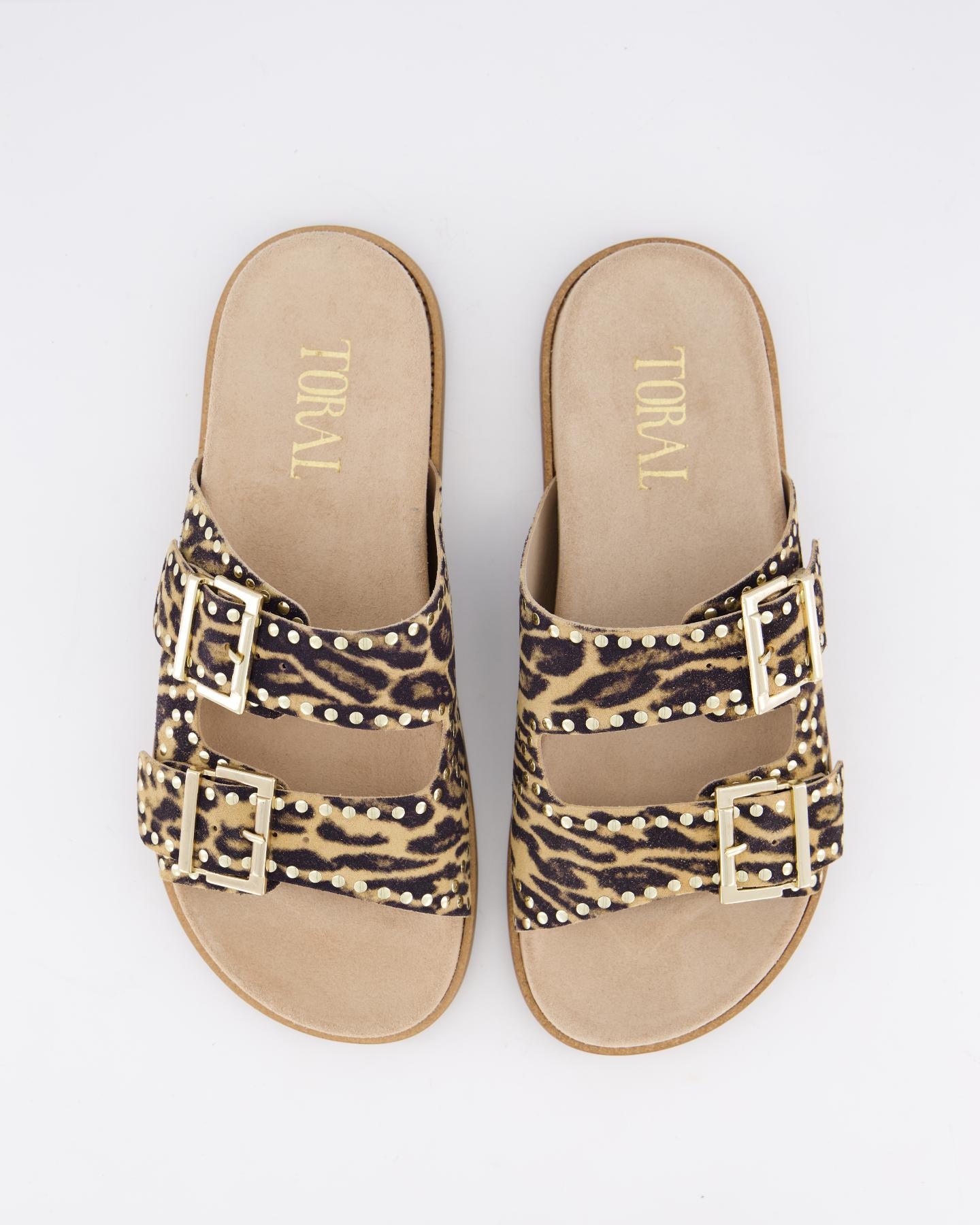 Dames Tl-Selma Slipper Beige/Leo