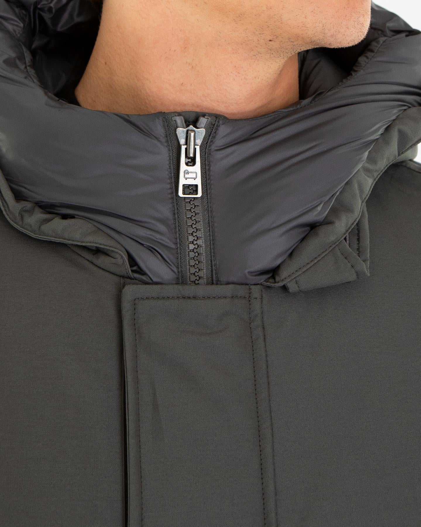 Heren Polar High Collar Parka Groen