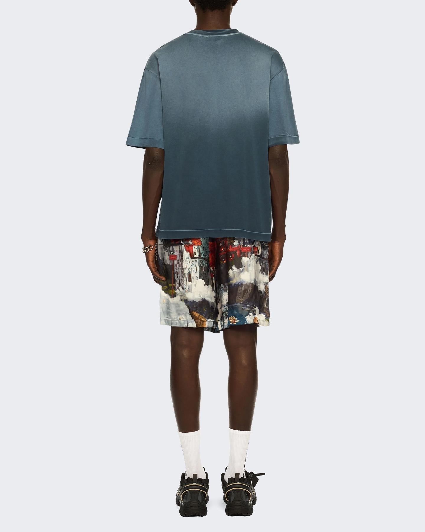 Heren Laundry Skate T-Shirt Blauw