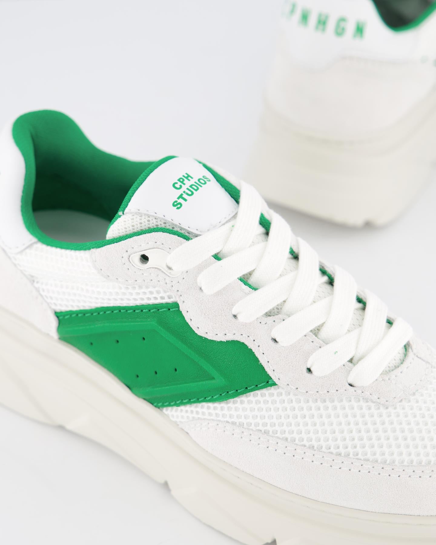Dames CPH53 Sneaker Wit/Groen