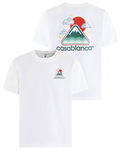 Men's Montagne Ondulée T-Shirt White — huidige kleur