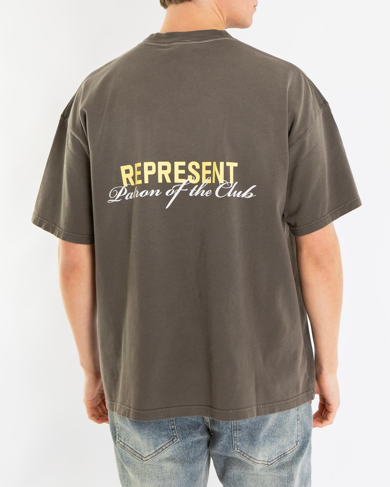Heren PatronoftheClub T-Shirt Grijs