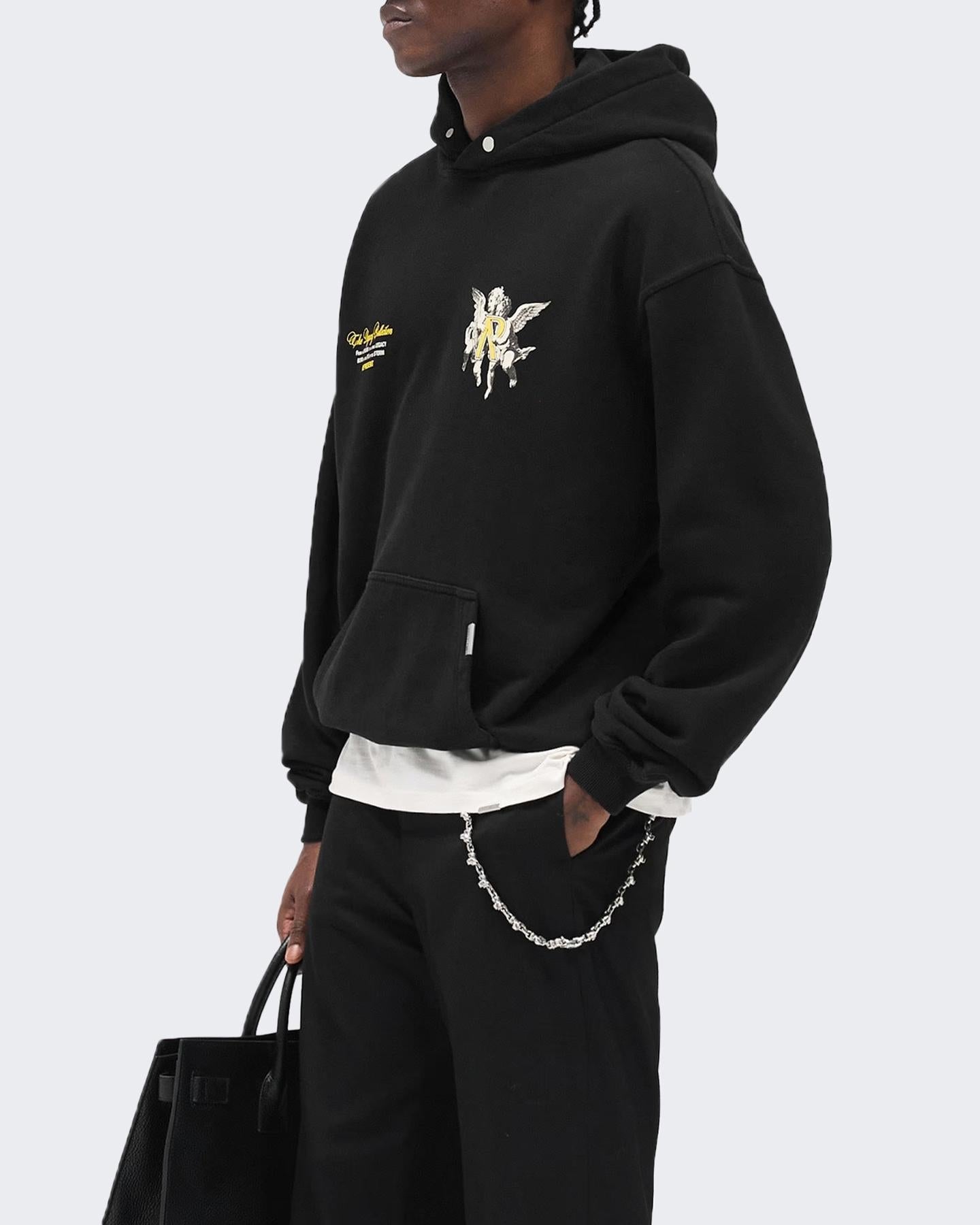 Heren Legacy Cherubs Hoodie Zwart