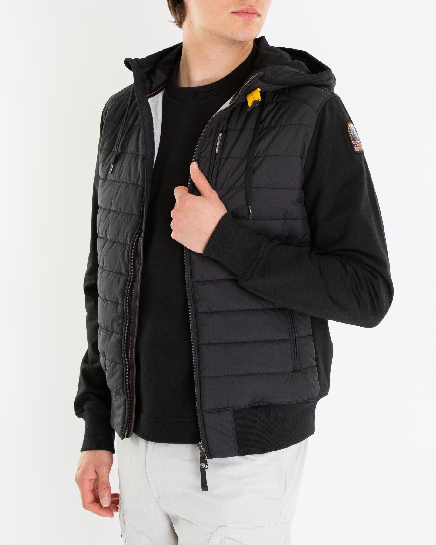 Heren Ivor Hooded Jacket Zwart