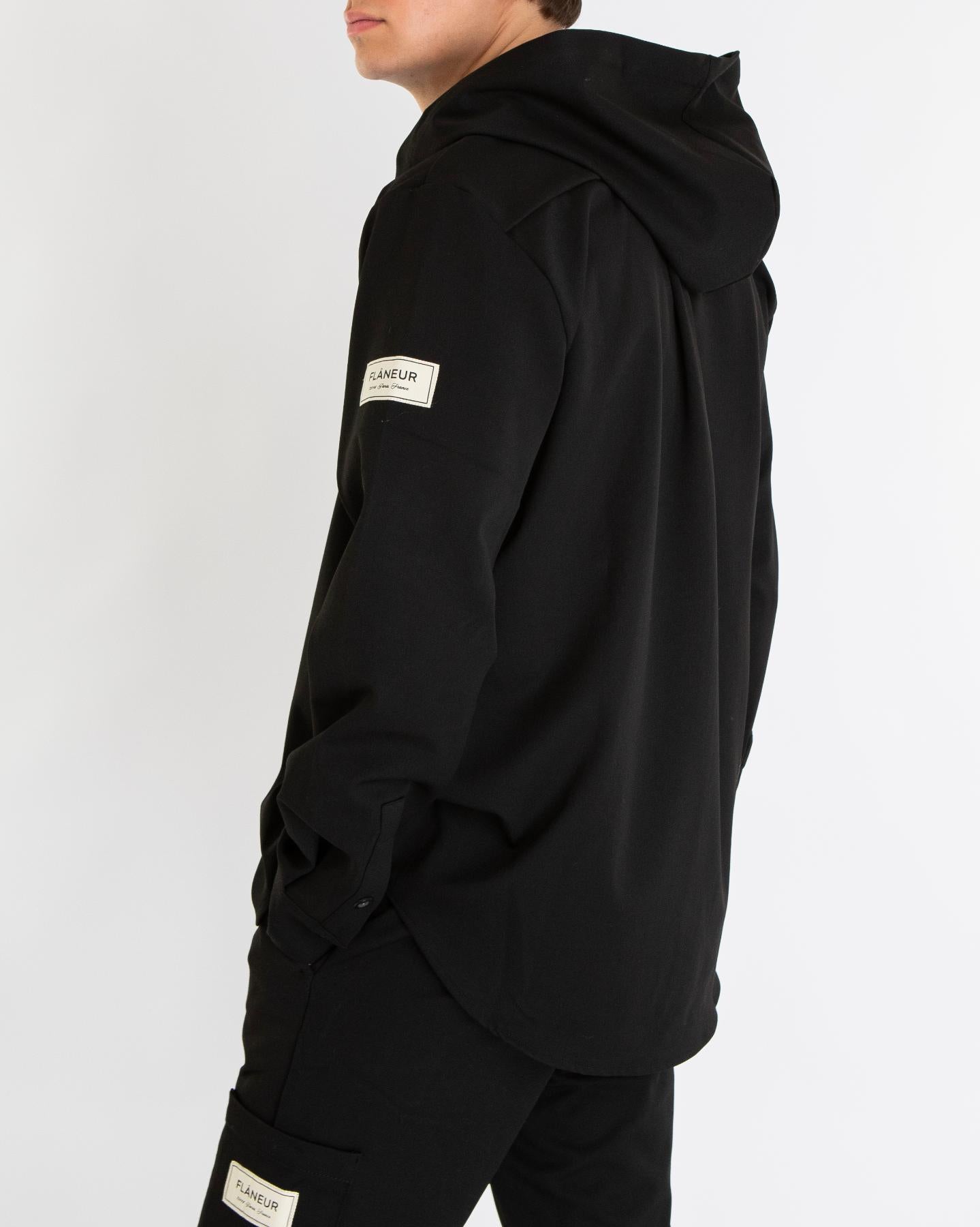 Heren Atelier Hoodie Zwart