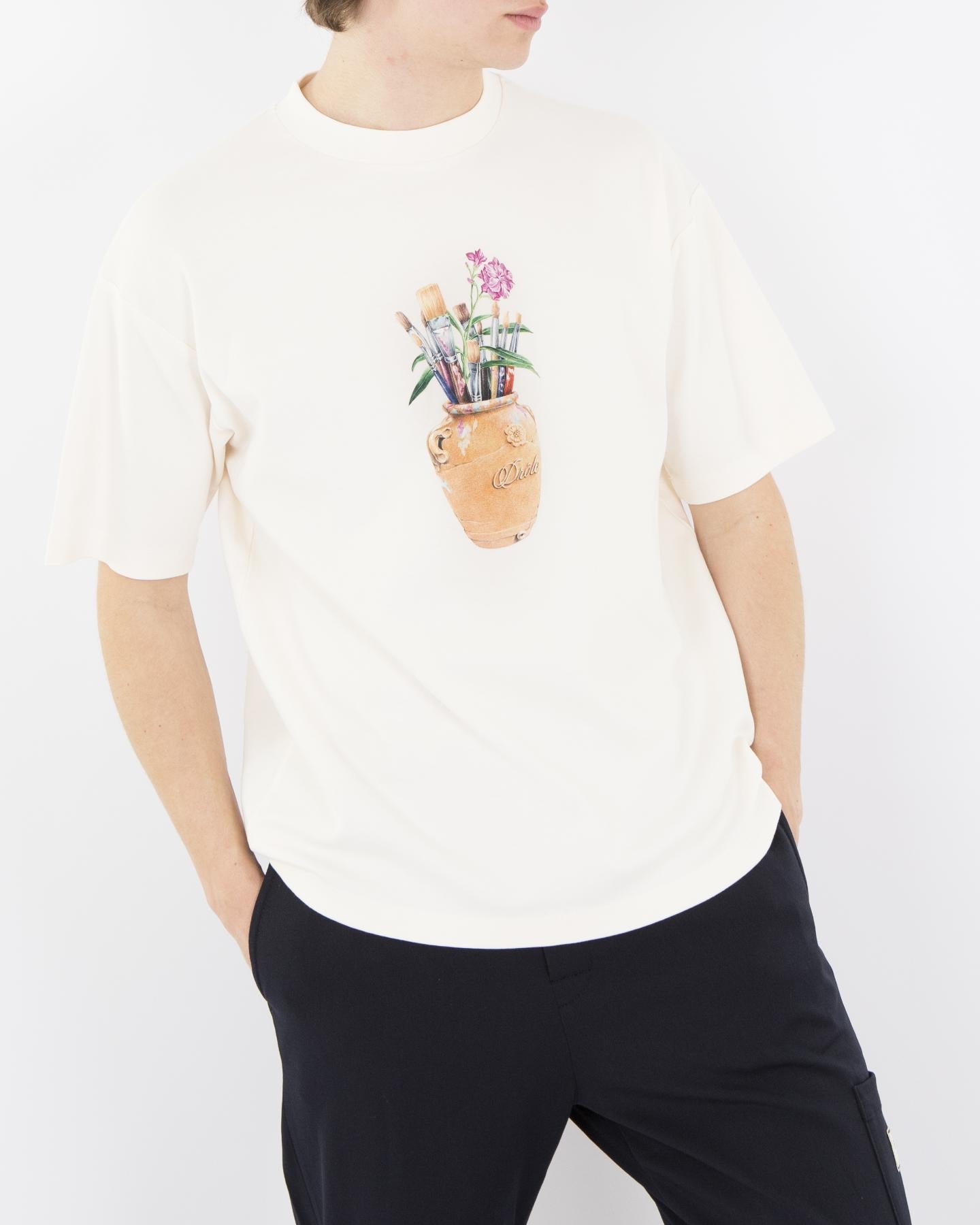 Men Le T-shirt Pinceaux