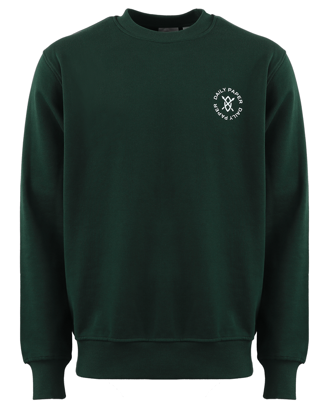 Men Circle Sweater Green