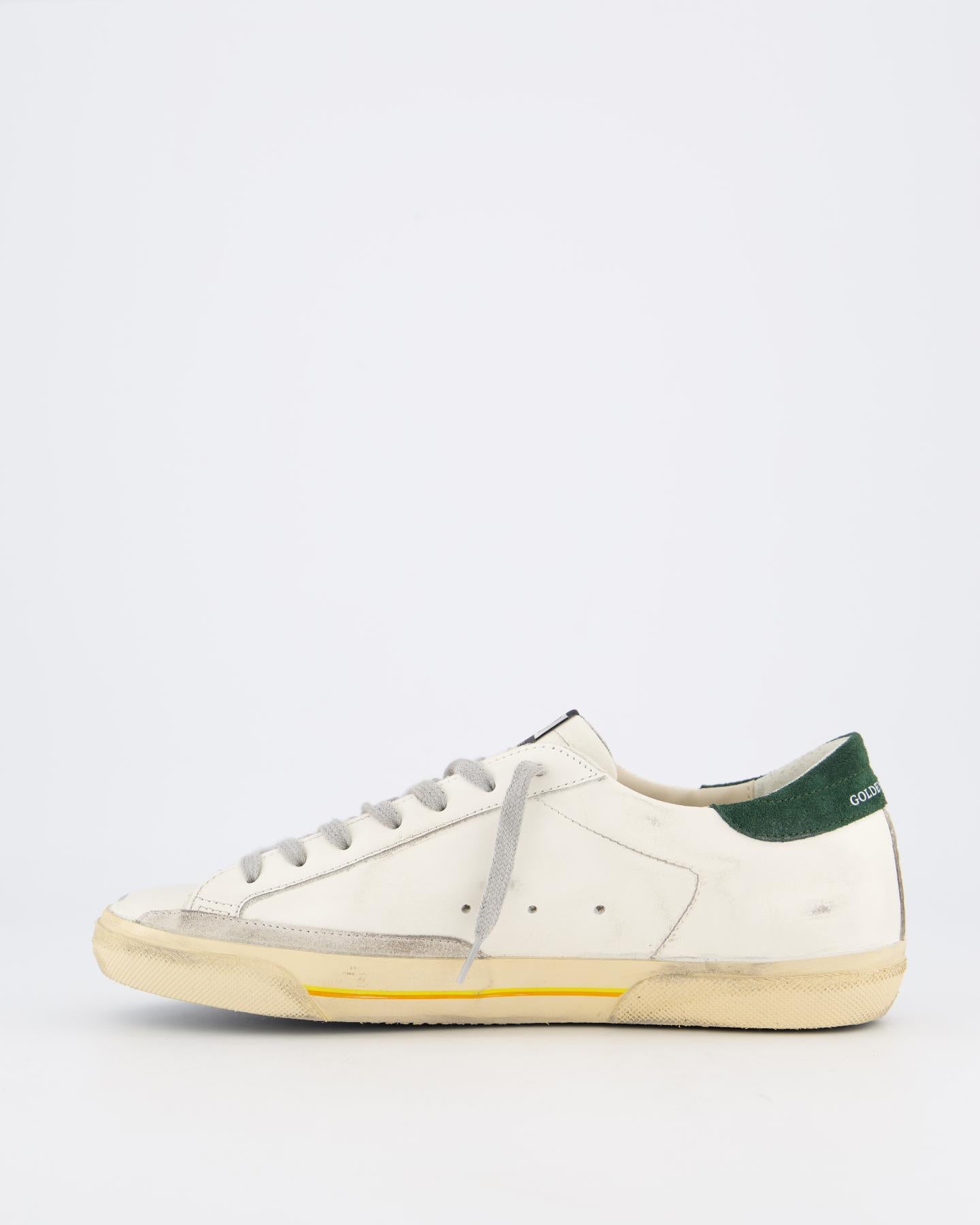 Heren Super-Star Sneaker Wit/Groen