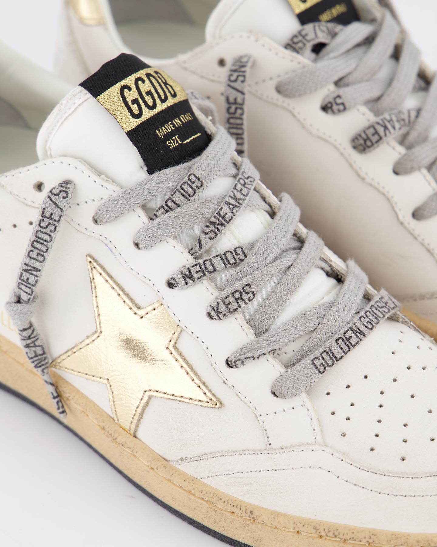 Dames Ball Star Sneaker Wit/Goud