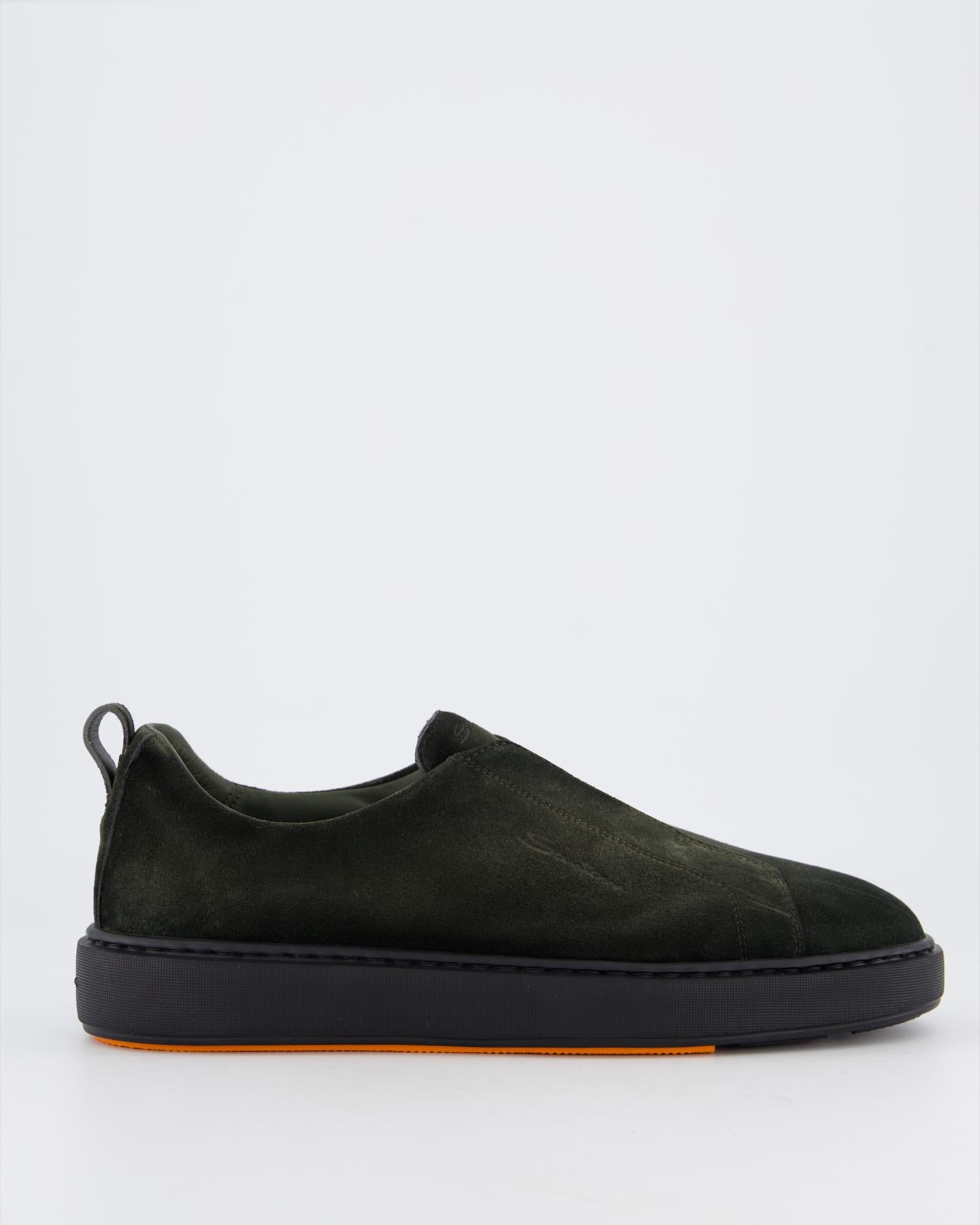 Heren Victor Sneaker Nubuck Groen