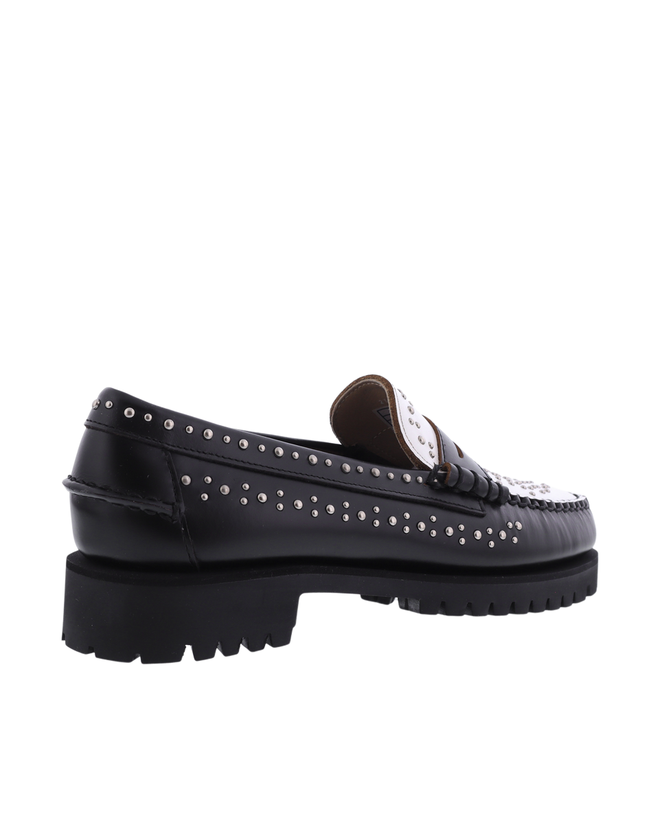 Women Dan studs loafer black/white