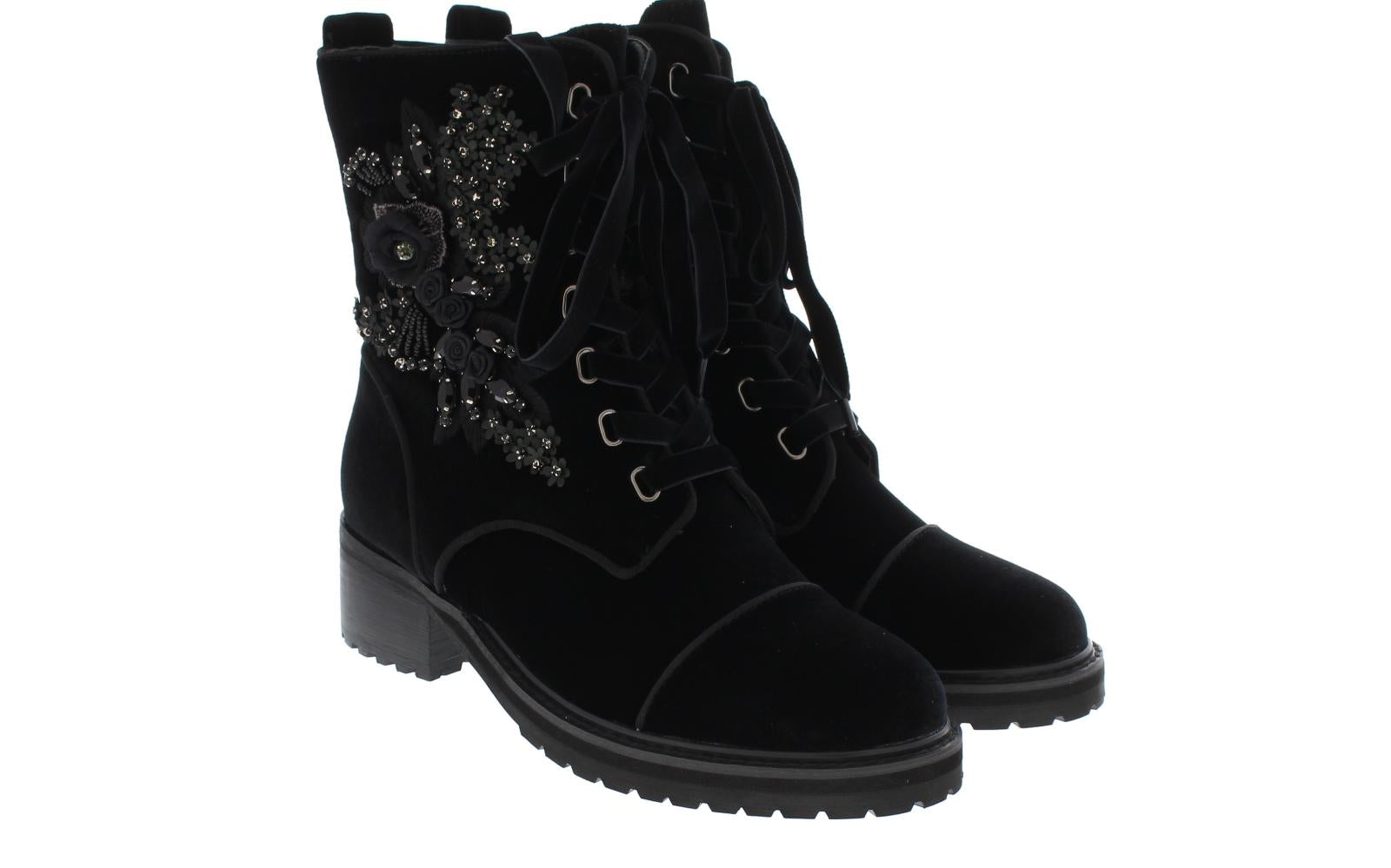 Paris Punk Dames Strass Velvet