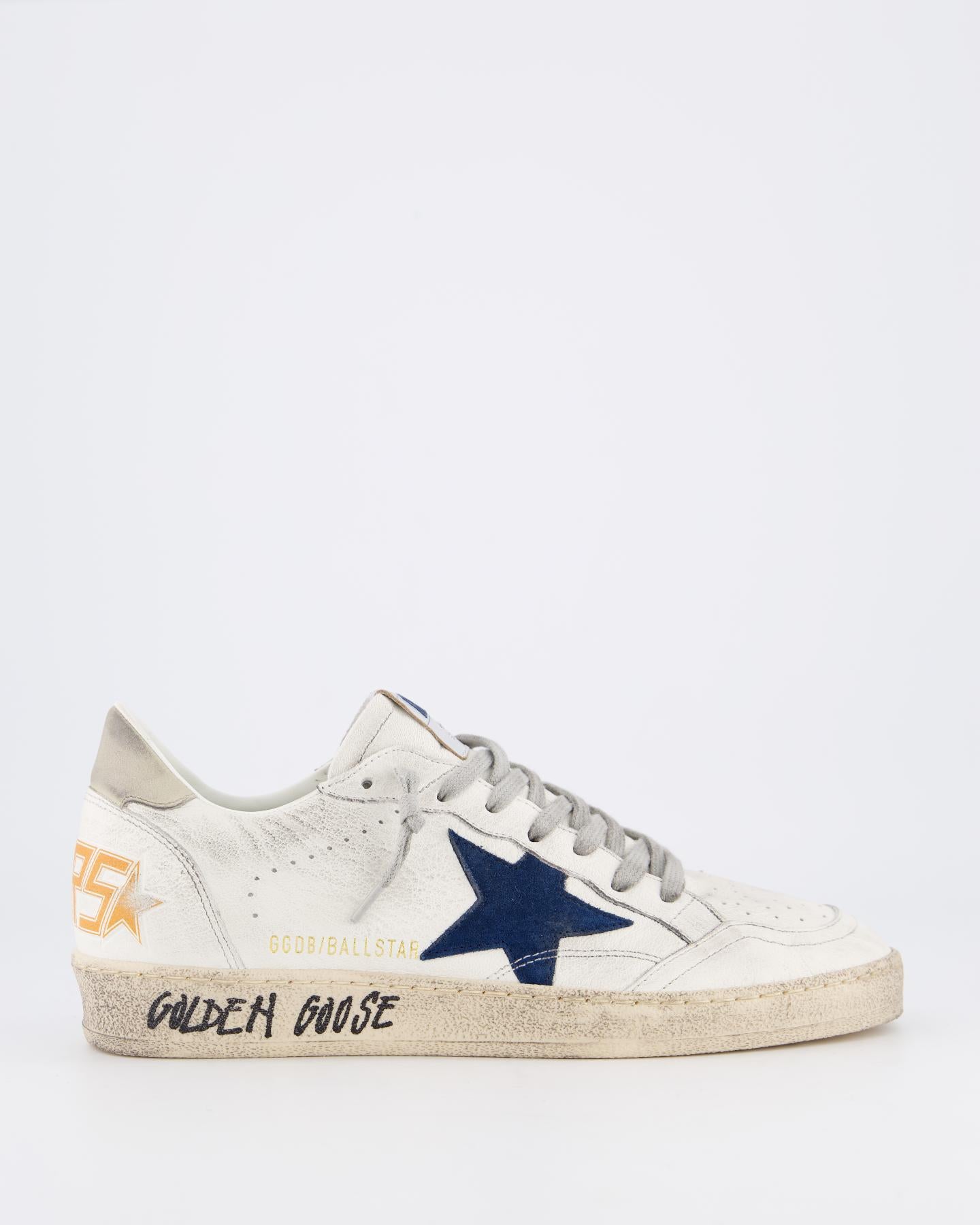 Heren Ball Star Sneaker Wit/Blauw