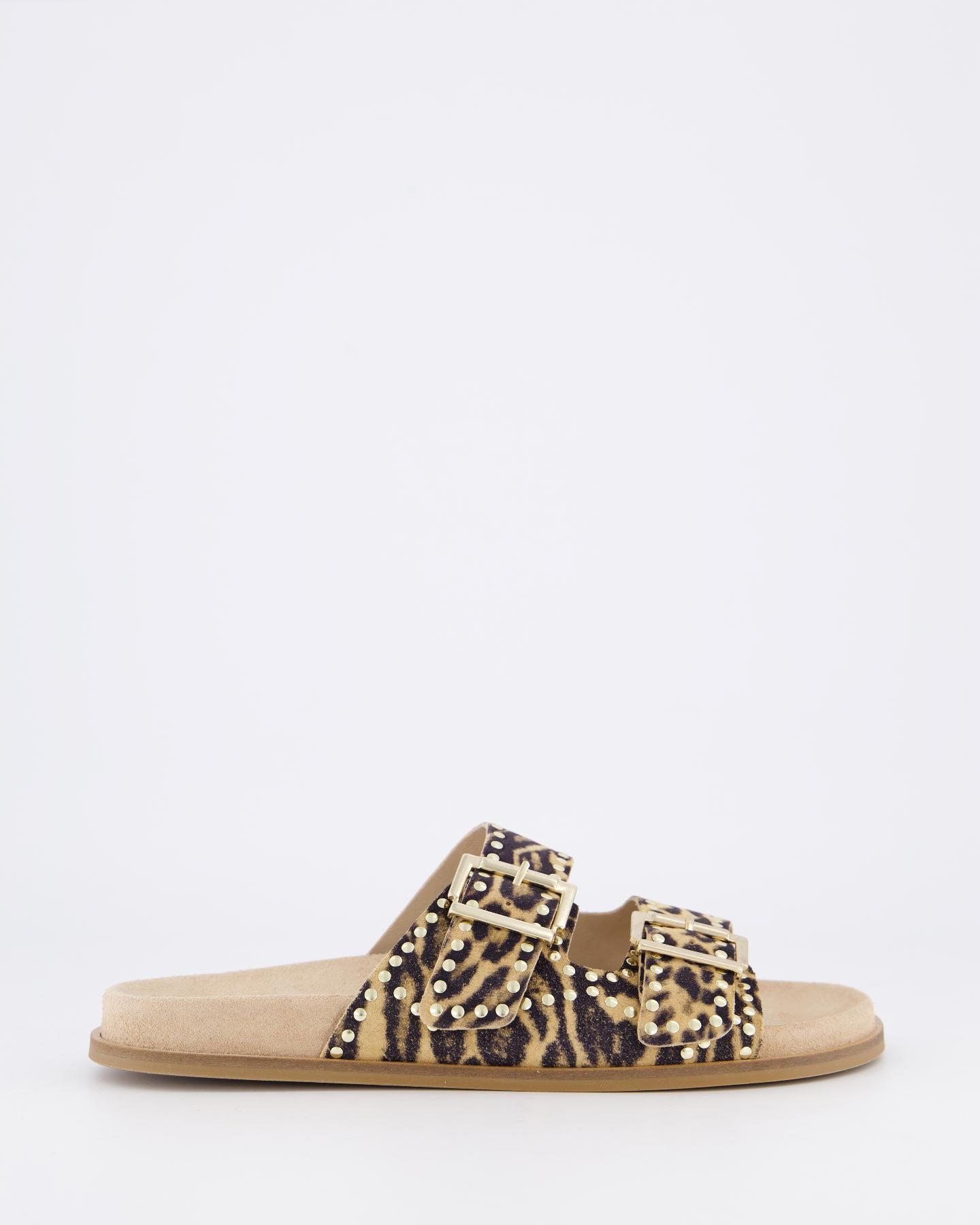Dames Tl-Selma Slipper Beige/Leo