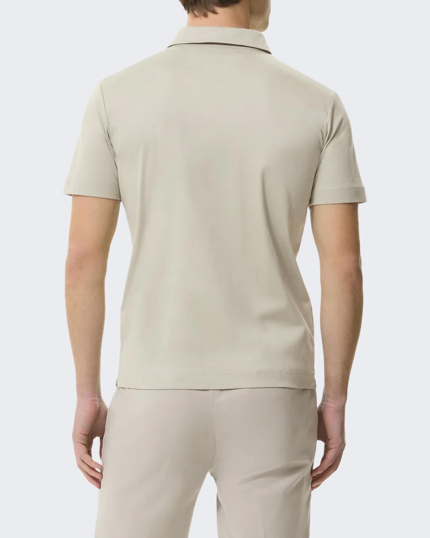 VALENZA Heren Supima Polo Zip Collar