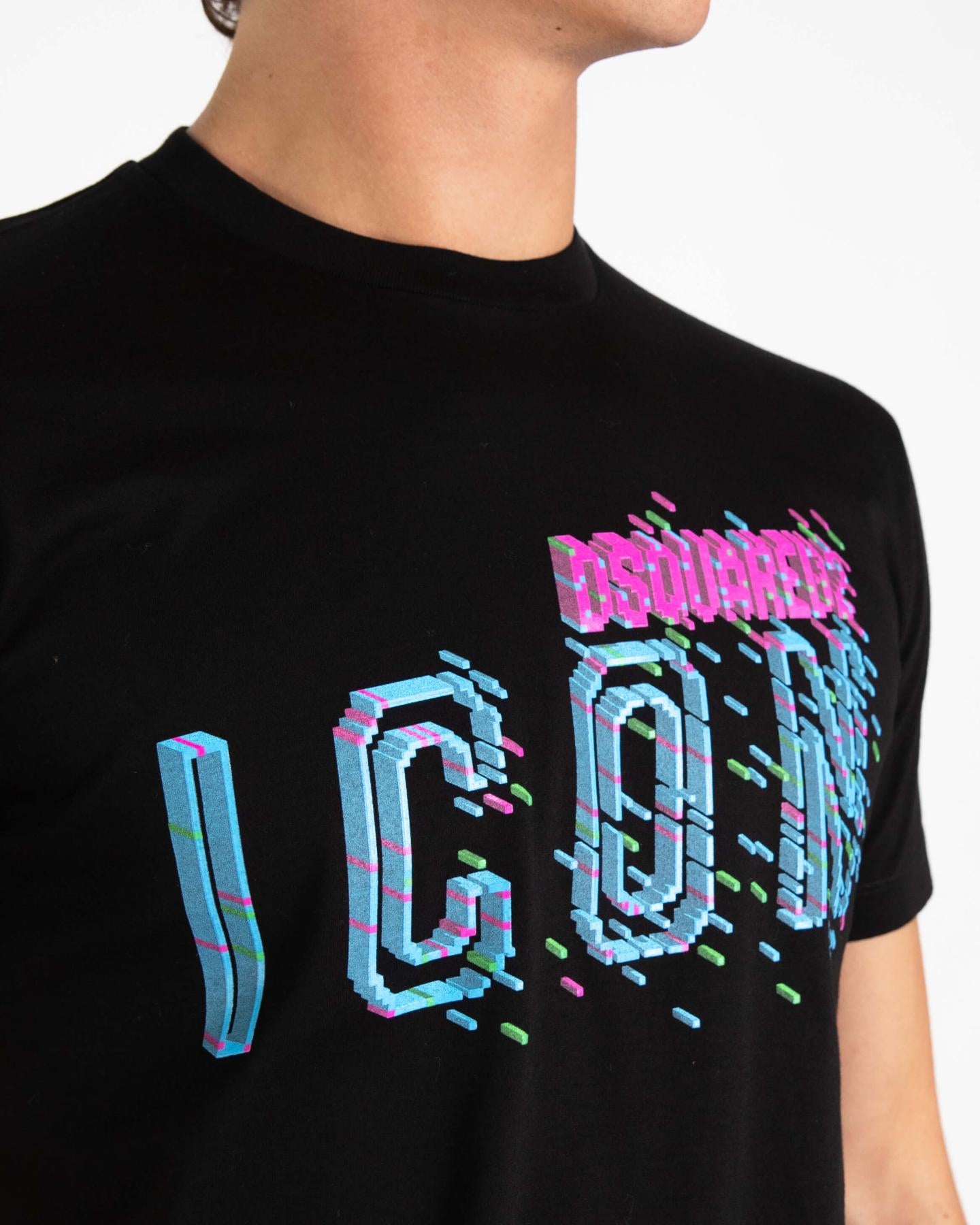 Men Pixel Icon Cool Black