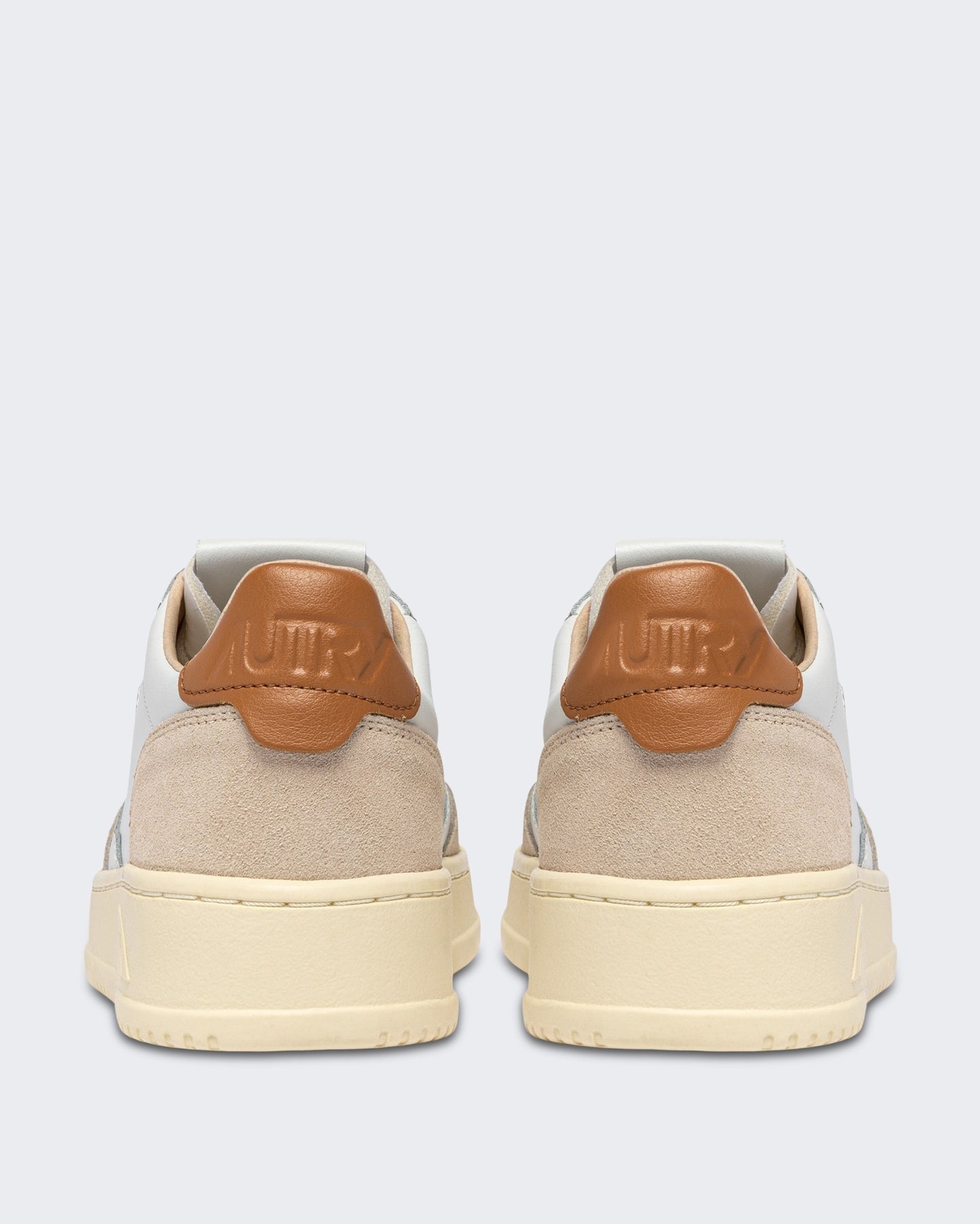 Autry Dames Aulw-Ls16-Medalist Low Wom Leat/Suede Wht/Lion Wit - Eleganza.nl