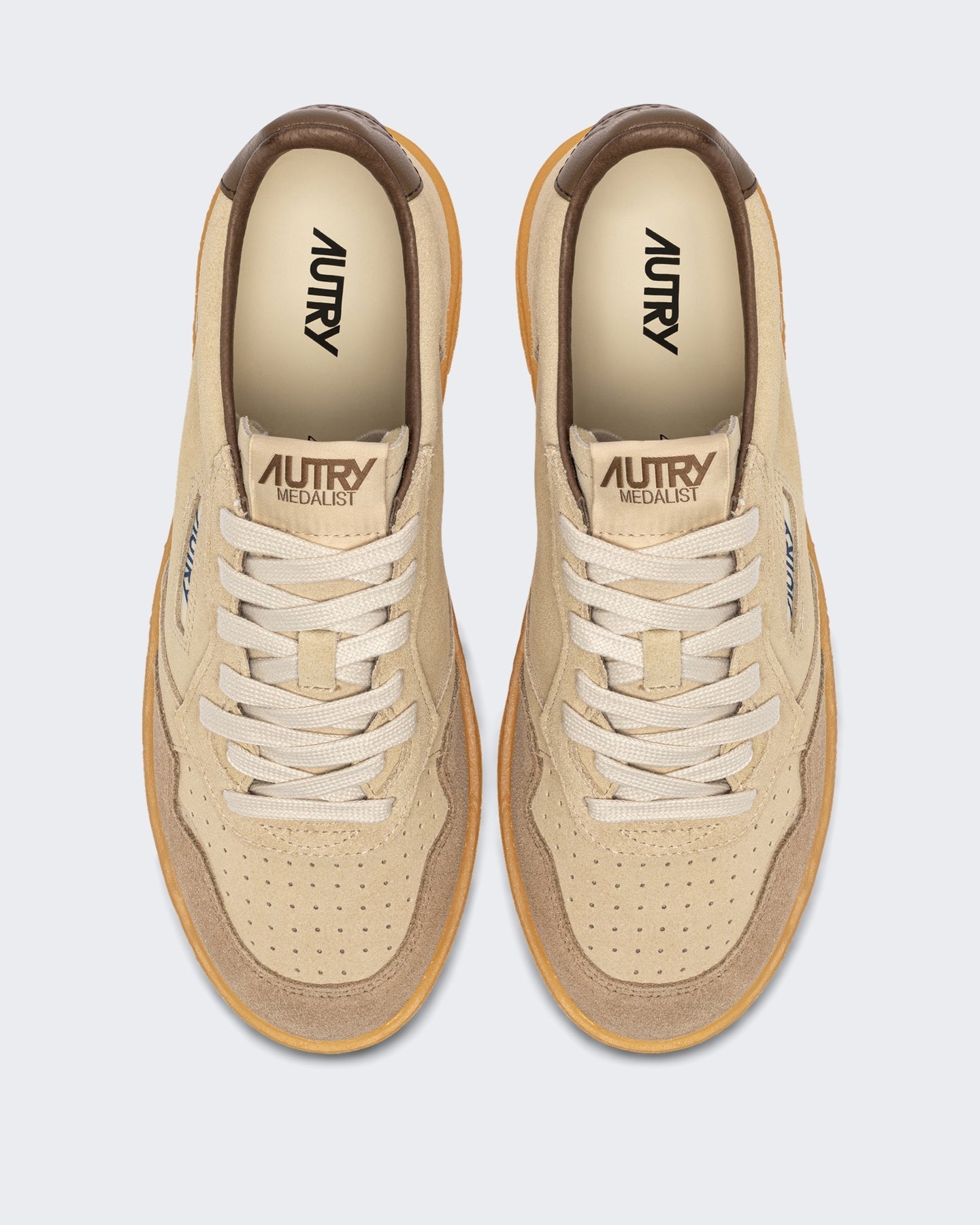 Autry Heren Medalist Low sneaker beige - Eleganza.nl