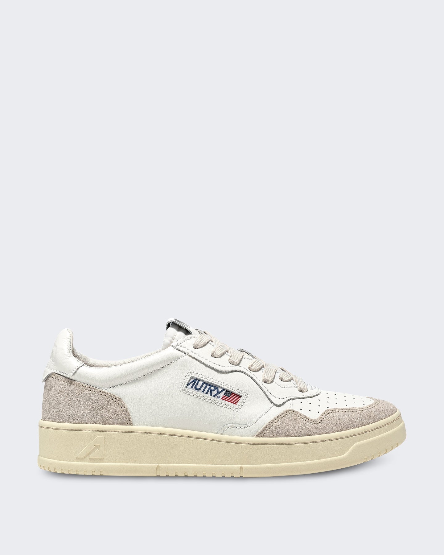 Autry Heren Medalist Low sneakers leer suède Wit - Eleganza.nl