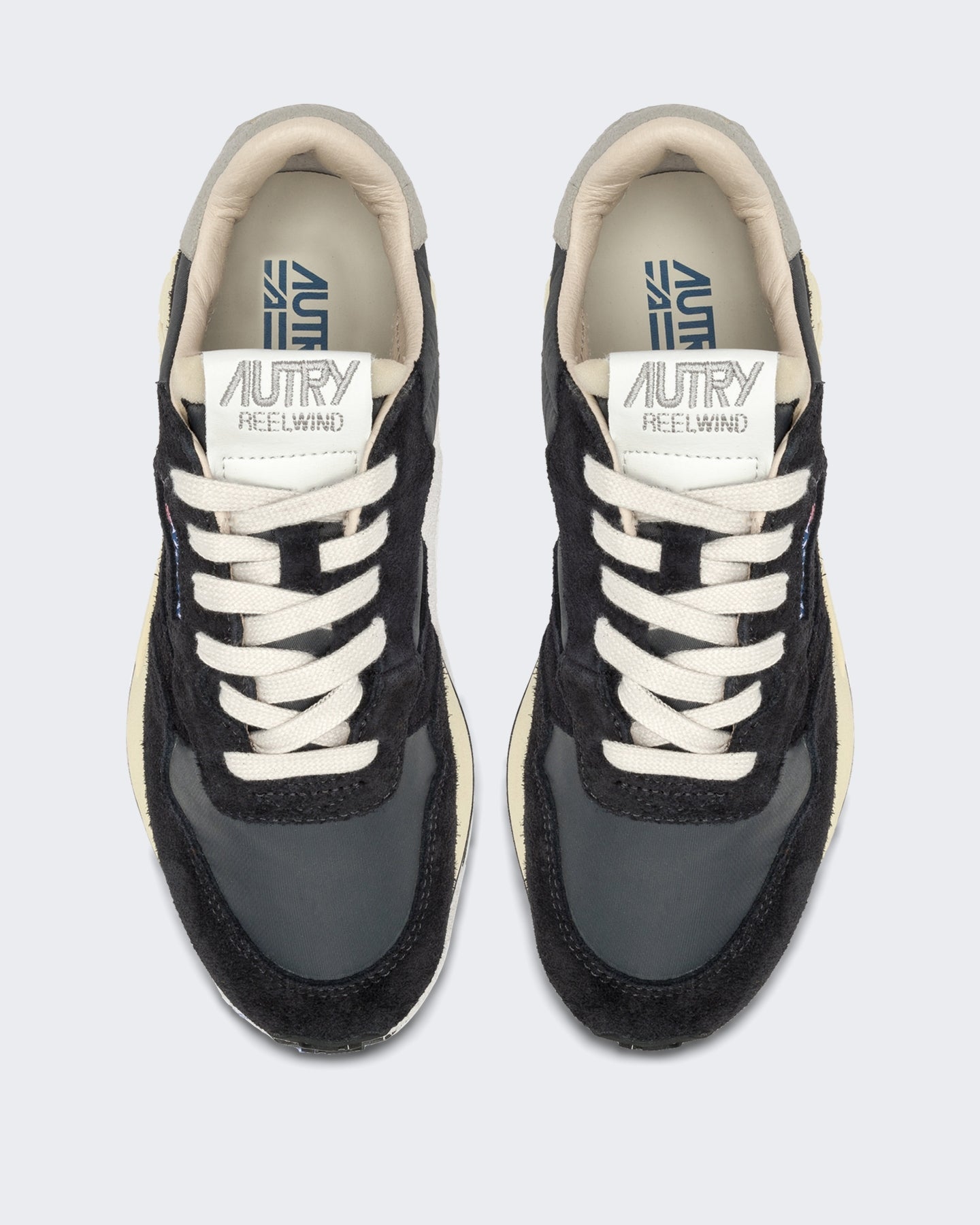 Autry Heren Reelwind Low sneakers nylon Zwart - Eleganza.nl