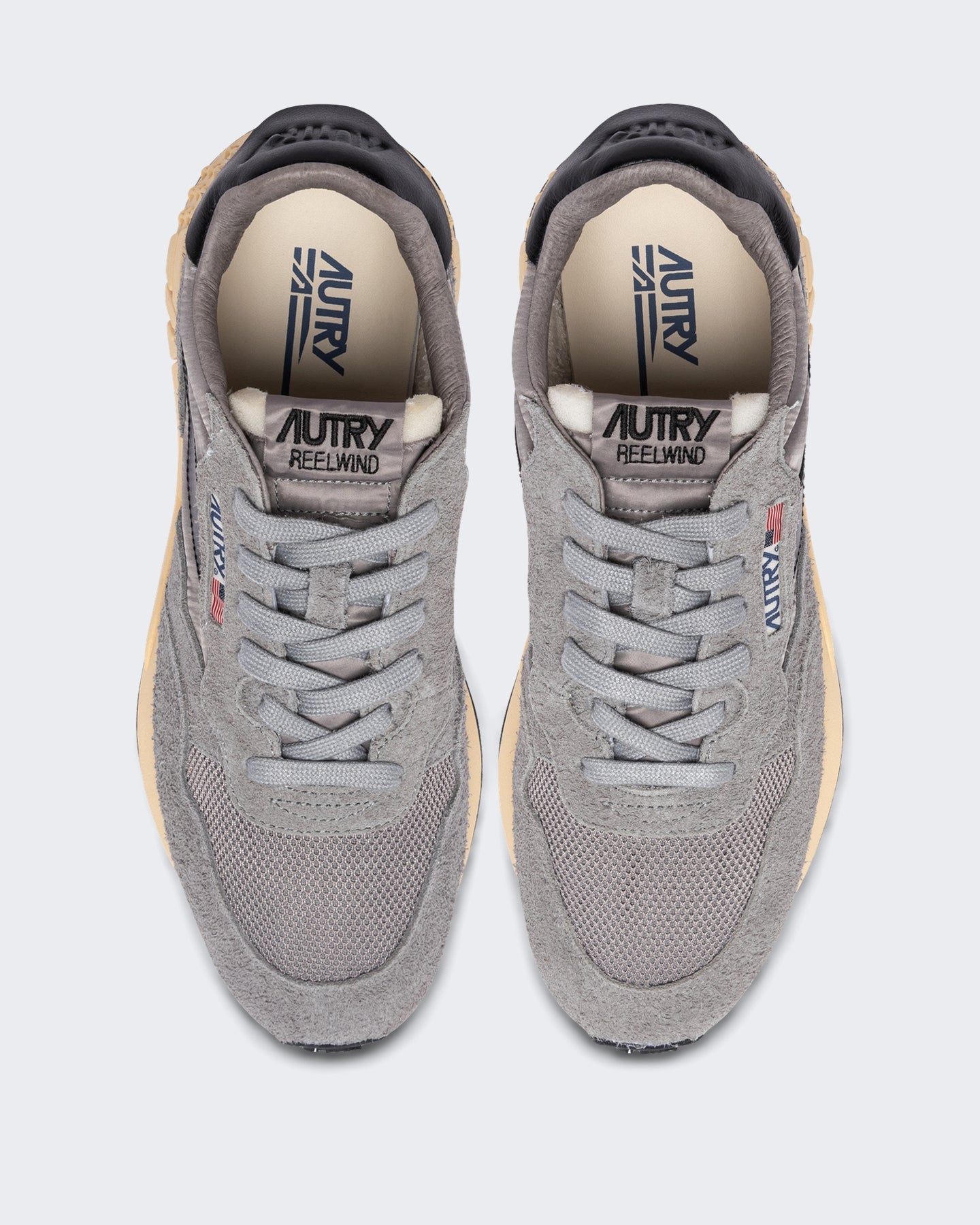 Autry Heren Reelwind Low sneakers suède Grijs - Eleganza.nl