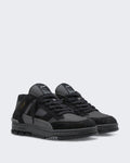 Men's Axel Arigato Area Lo Fluffy Sneaker Black — huidige kleur