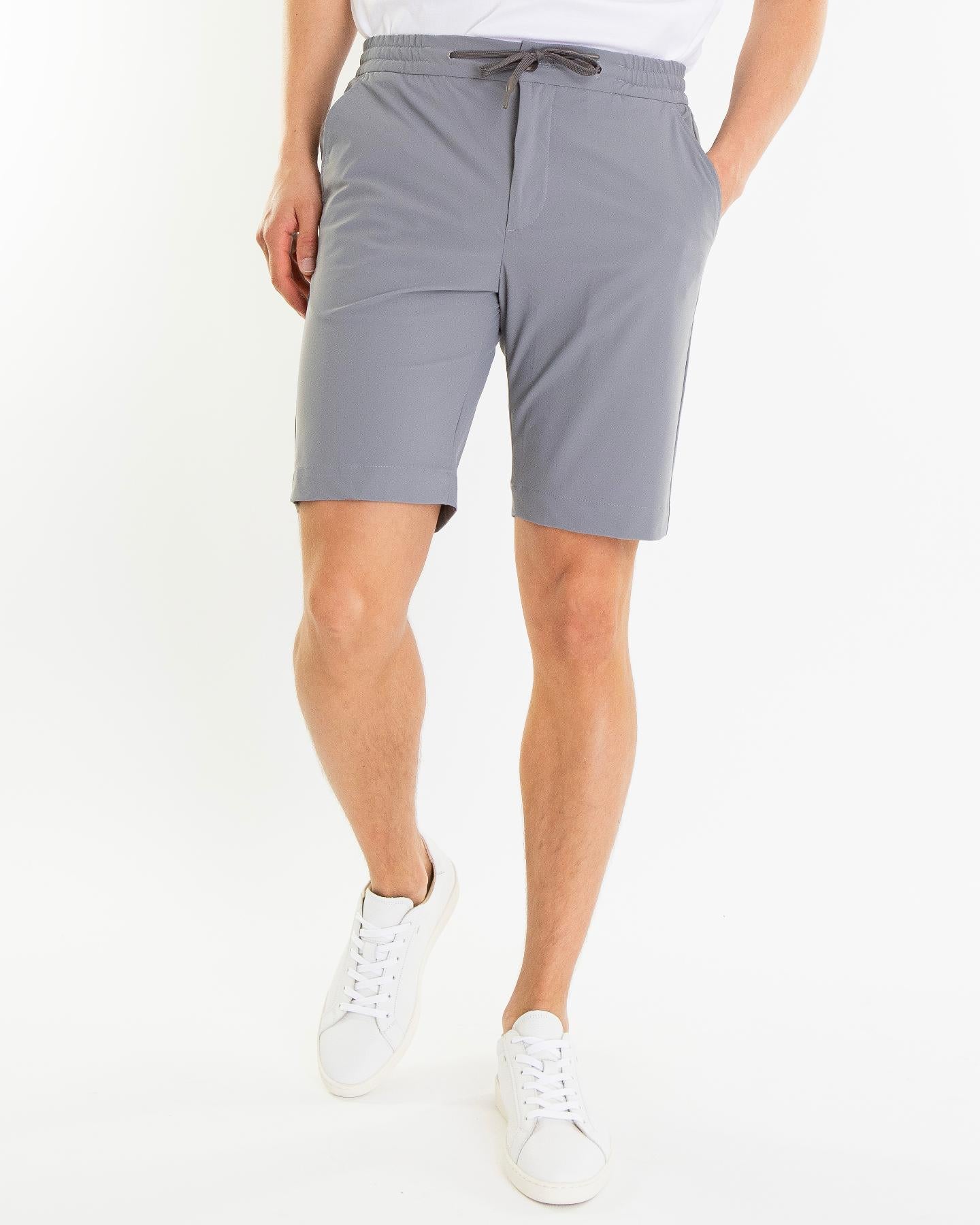 Heren Tech Stretch Short Grijs