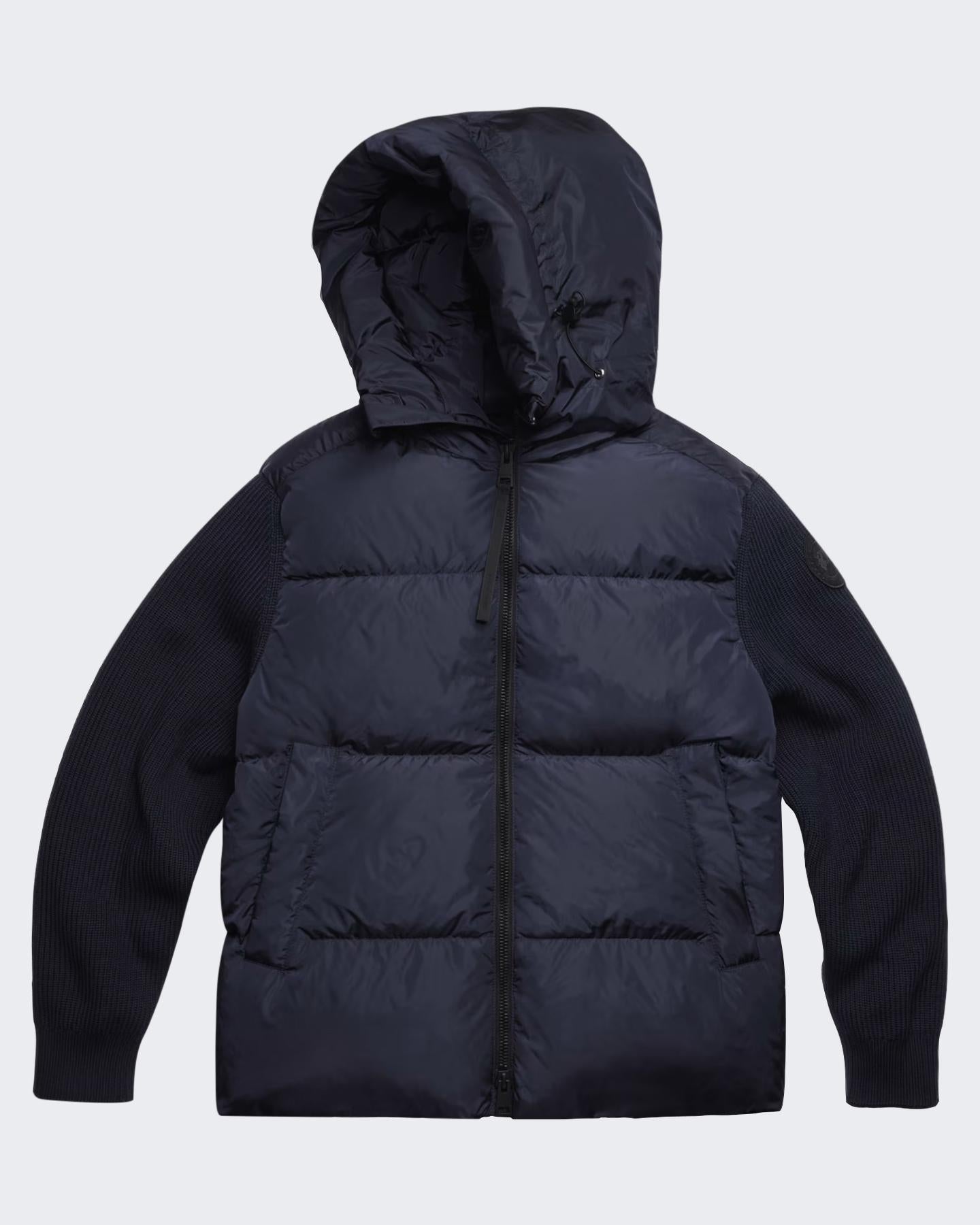 Heren Hybridge Grove Knit Hood Blauw