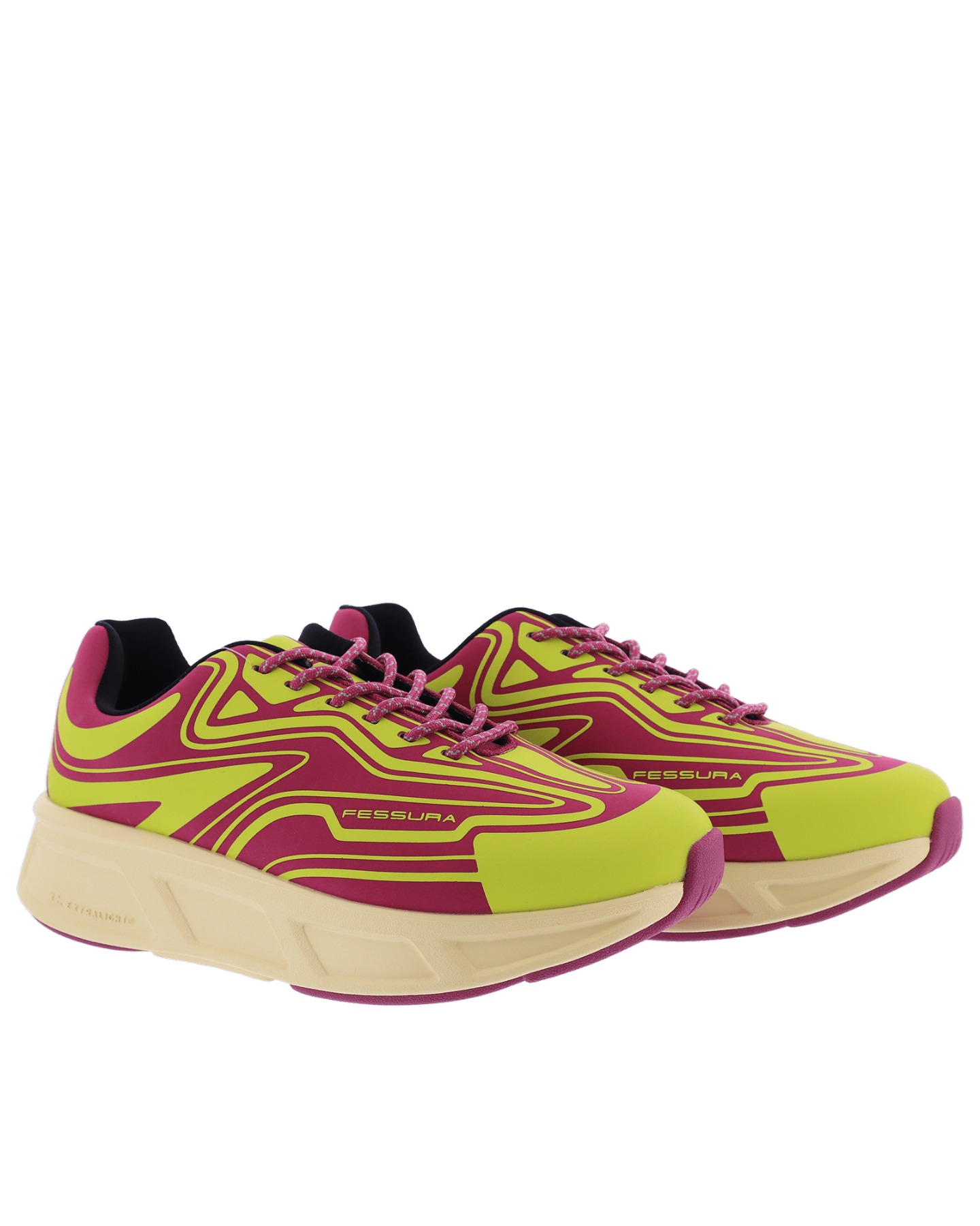 Women Runflex 02 sneaker yellow/pink