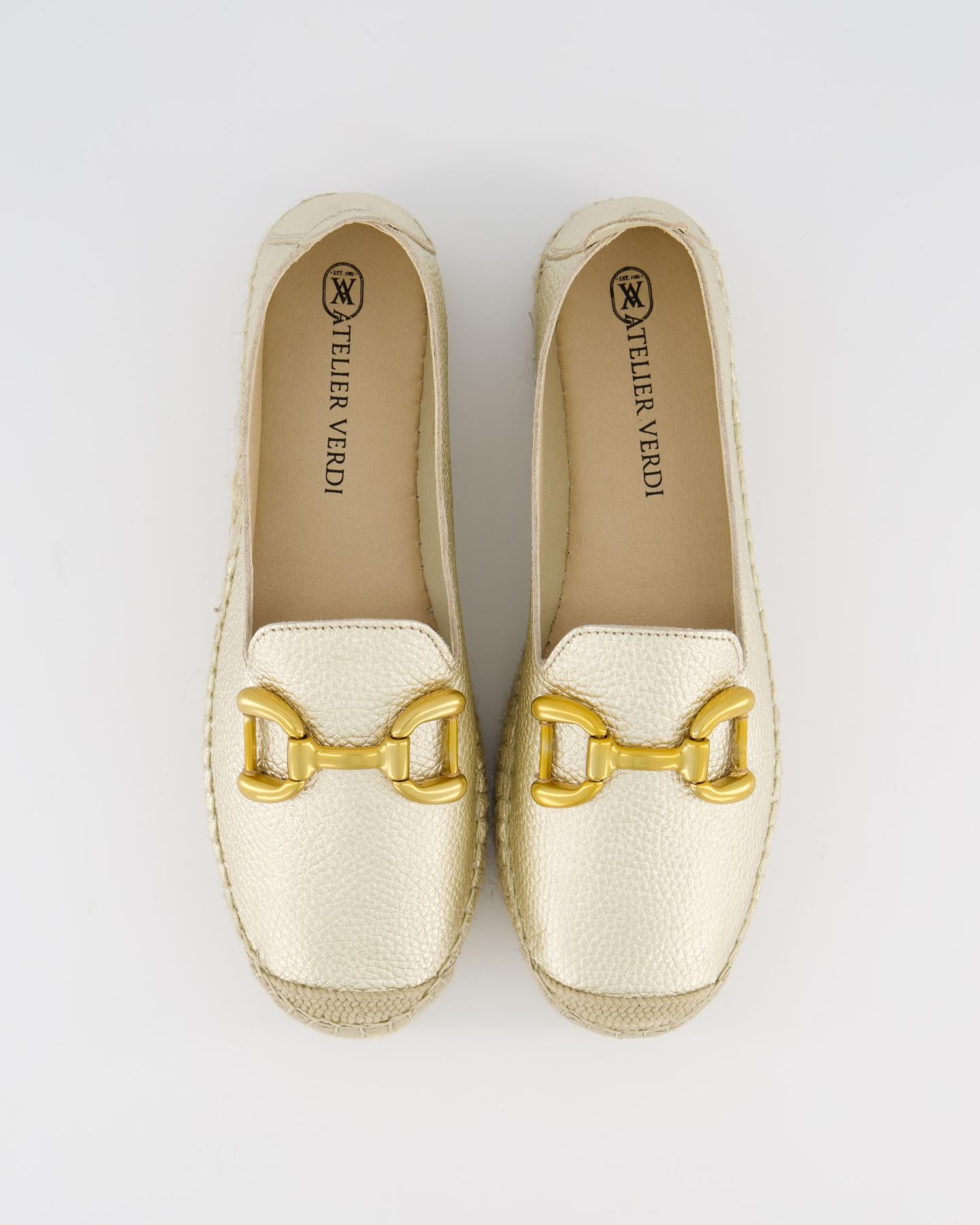 Dames Lucia Loafer Metallic/Goud