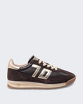 Women's Jogger sneaker nappa leather Brown — huidige kleur