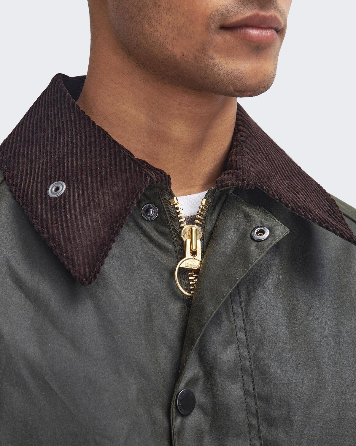 Barbour Heren Bedale gewaxte jack Groen - Eleganza.nl