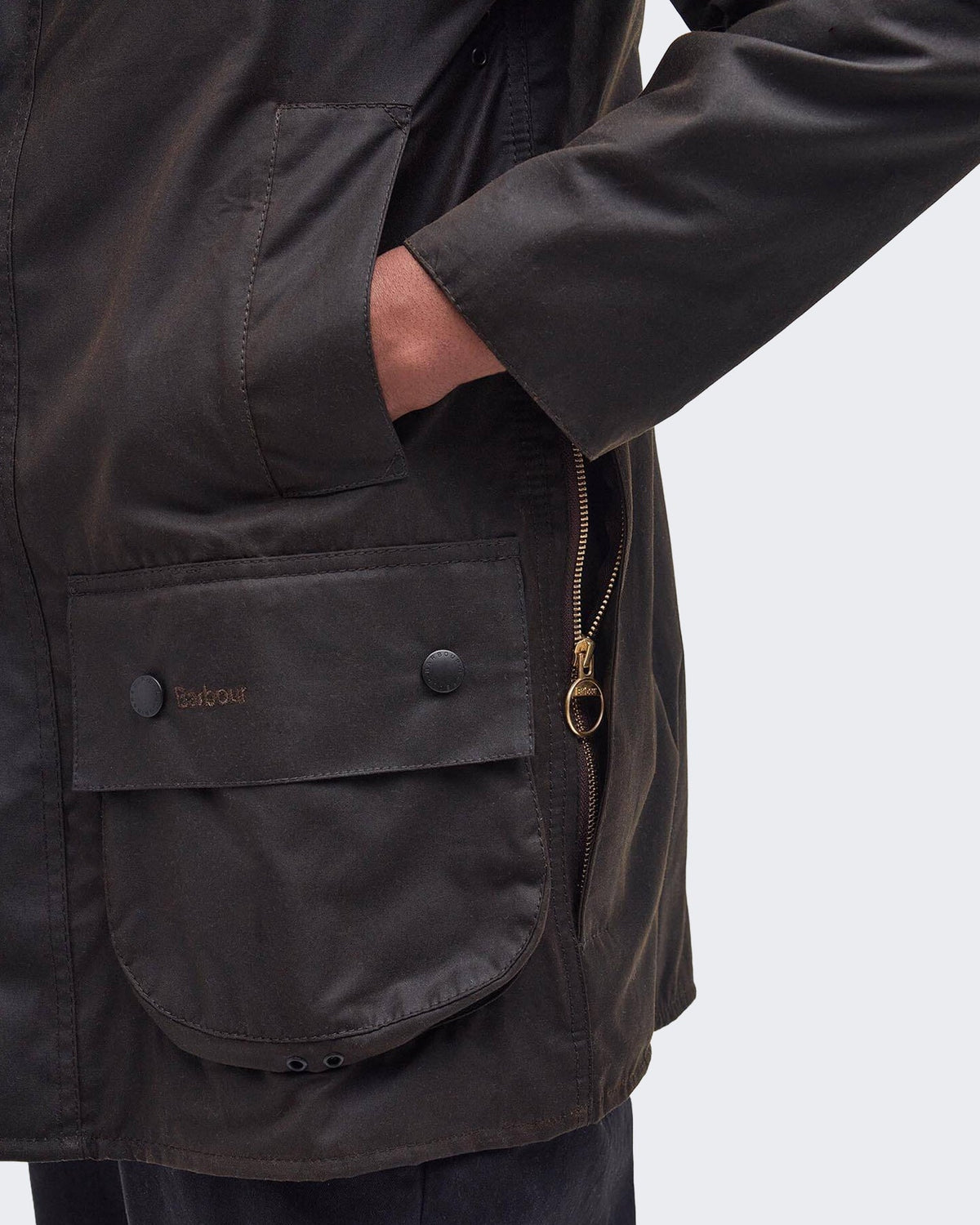Barbour Heren Classic wax Groen - Eleganza.nl